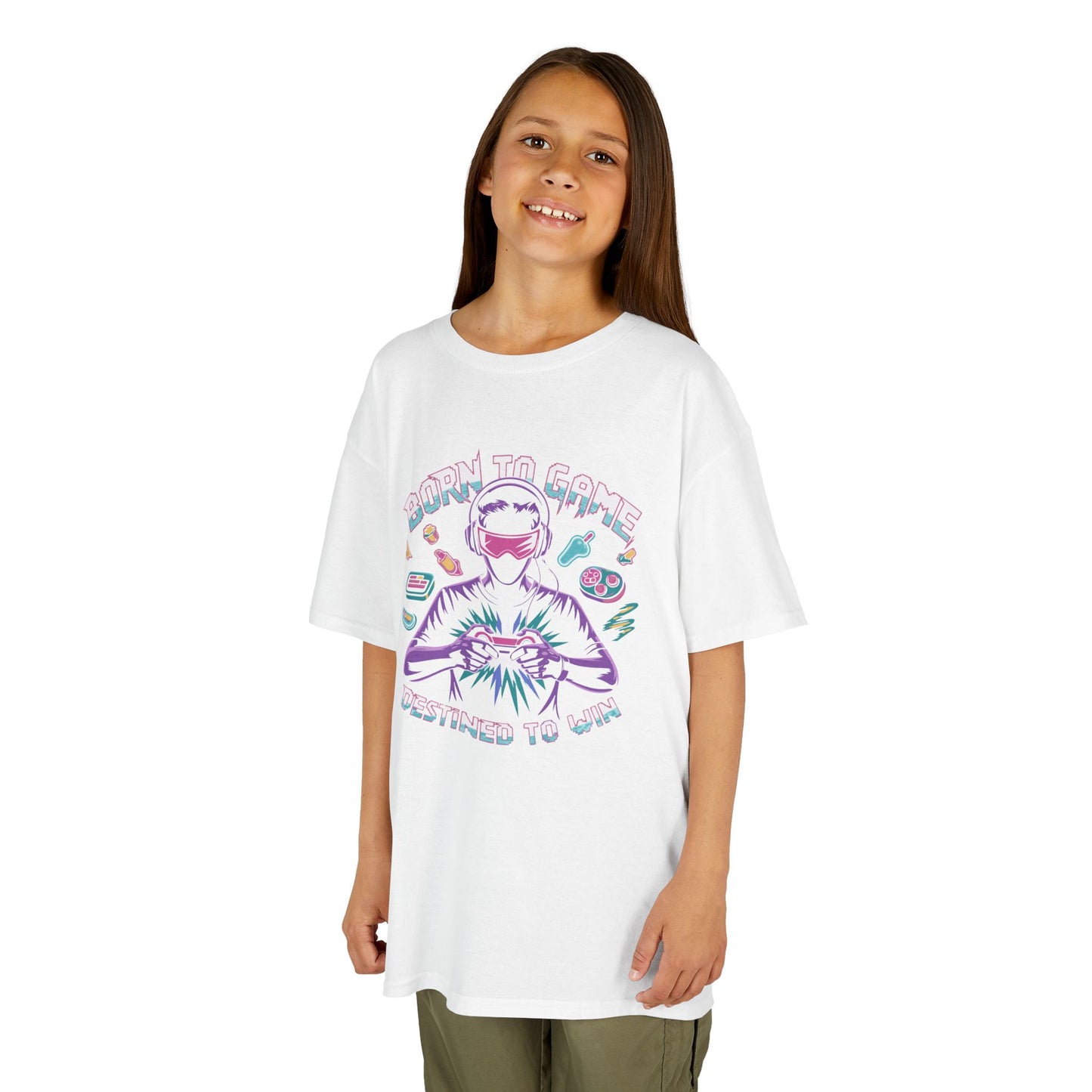 Born To Game Destined To Win- Kid's T-Shirt