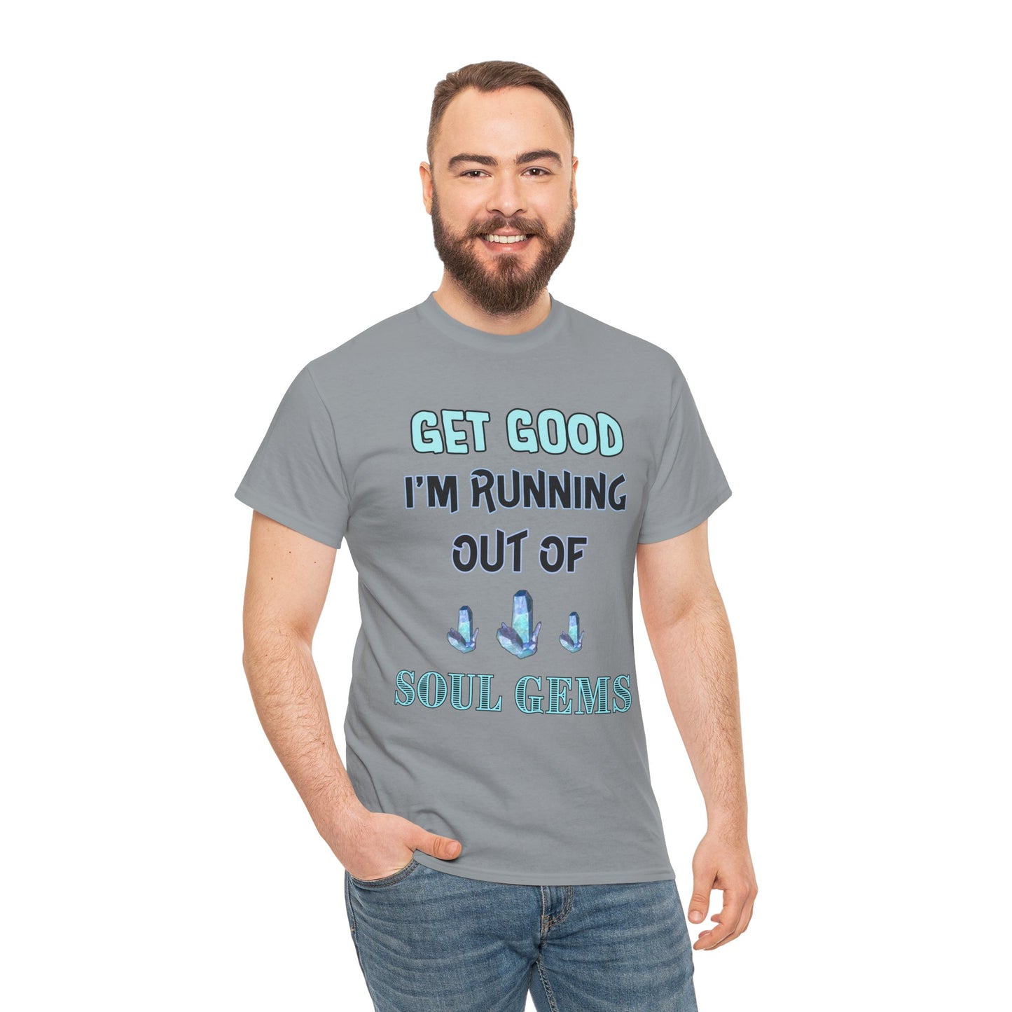 Get Good Soul Gems-Men's T-Shirt