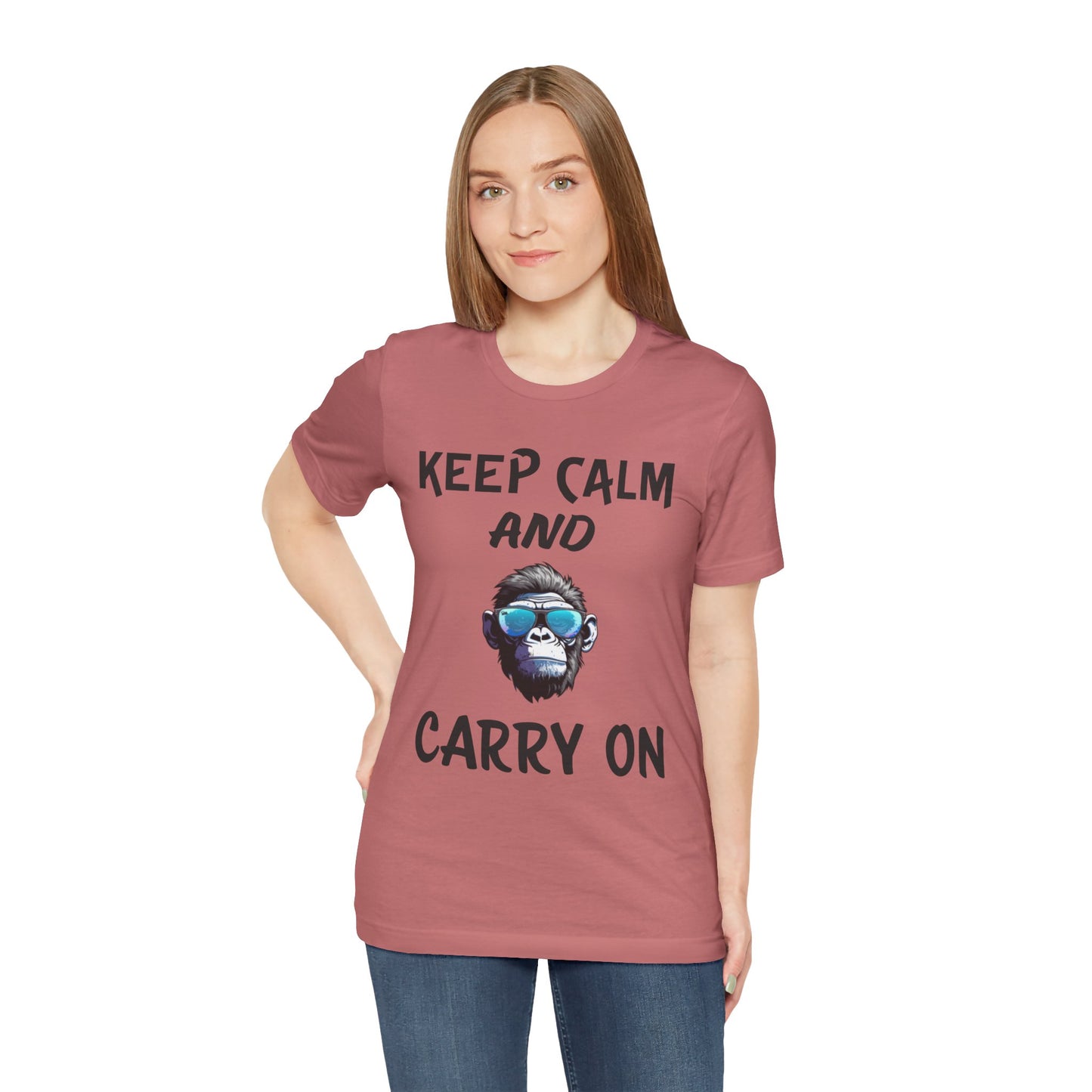 Boss Mode Keep Calm and Carry On- Women's T-Shirt