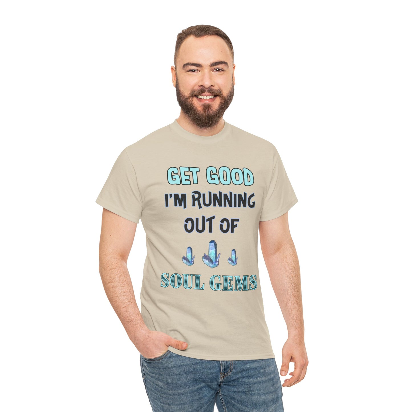 Get Good Soul Gems-Men's T-Shirt