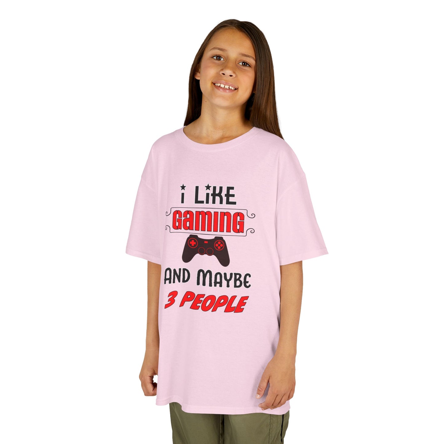 I Like Gaming and Maybe 3 People- Kids T-Shirt
