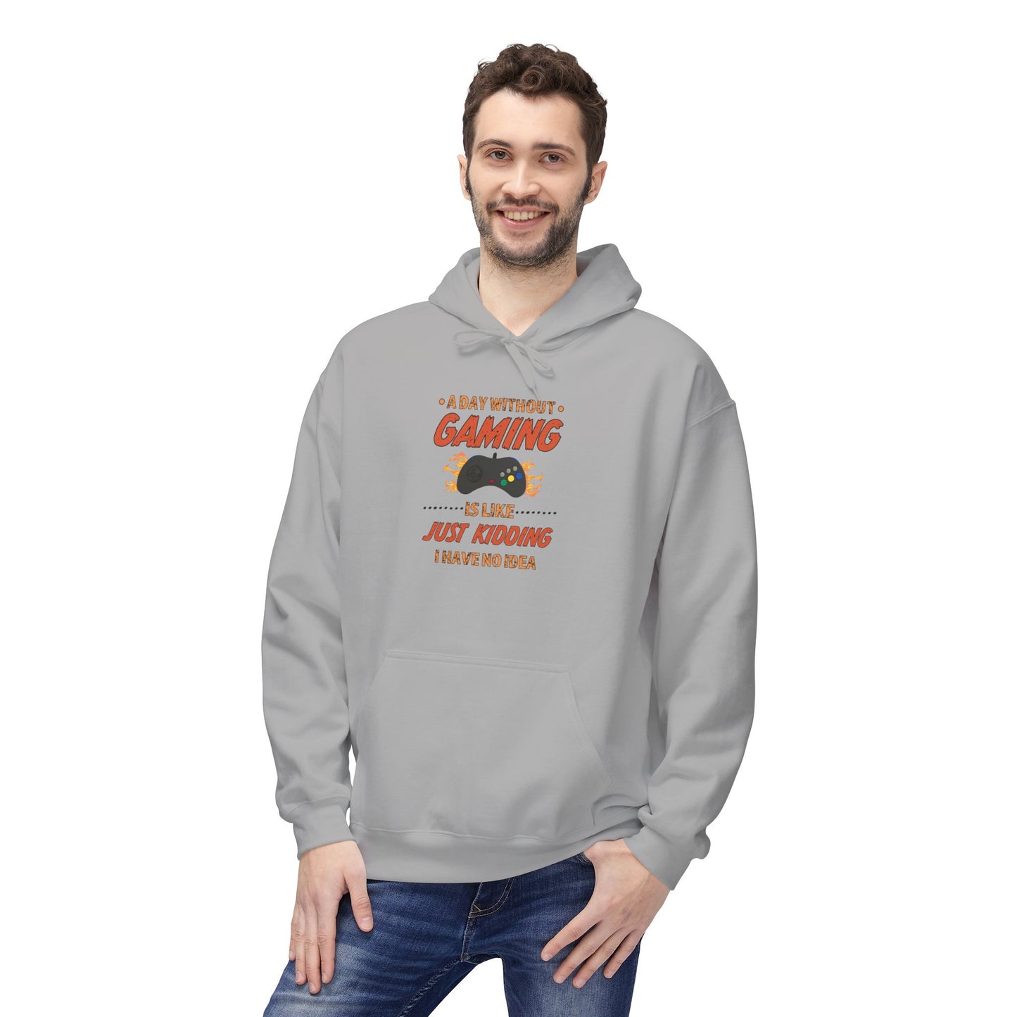 A Day Without Gaming- Men's Hoodie