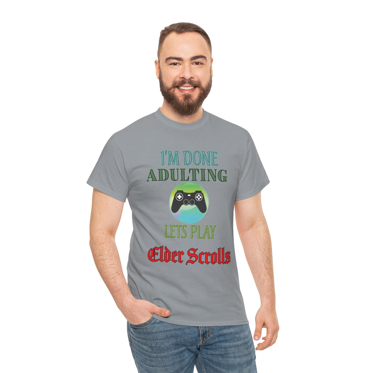 I'm Done Adulting, Let's Play Elder Scrolls- Men's T-Shirt