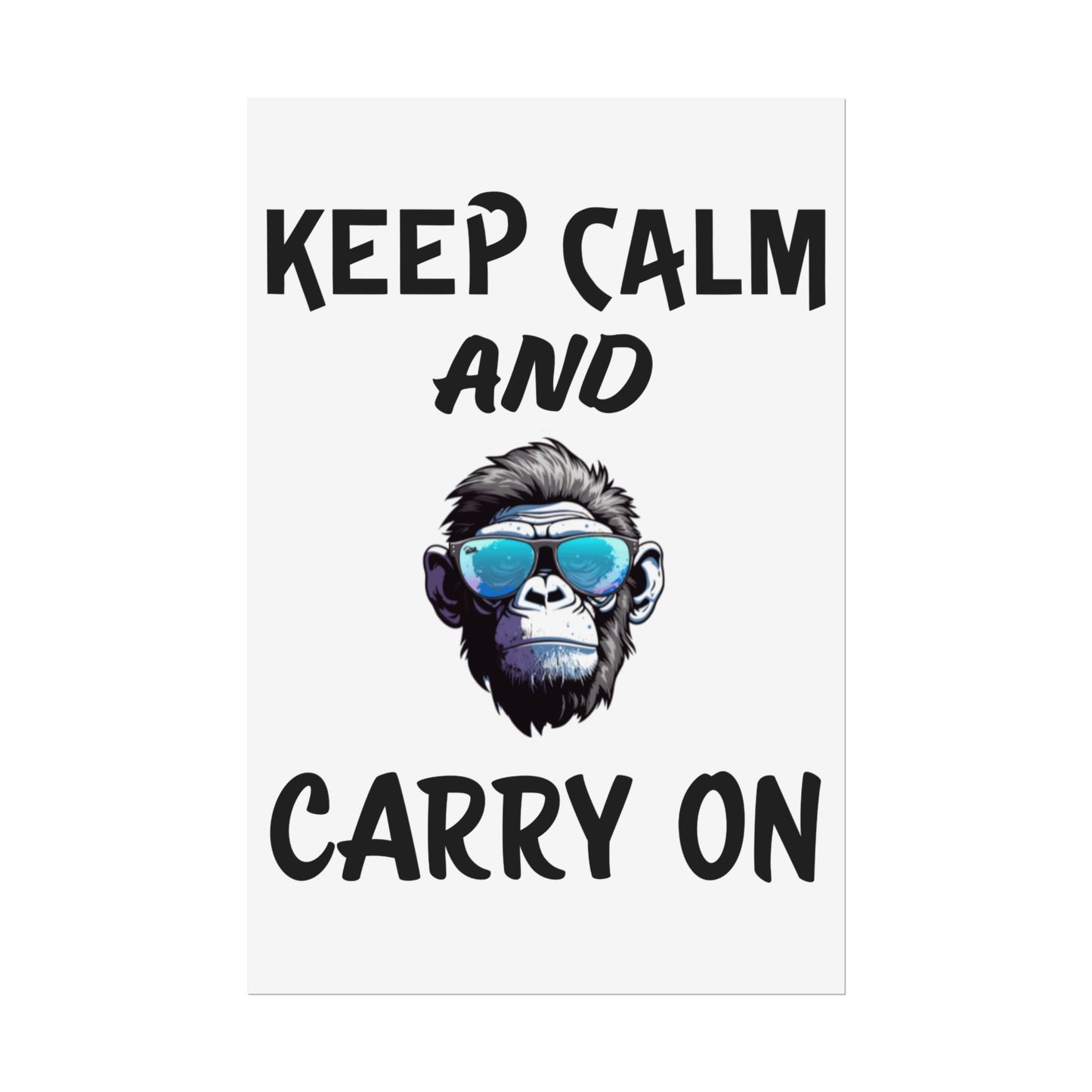 Boss Mode Keep Calm Carry On- Poster