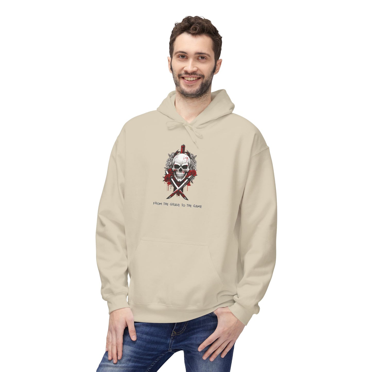 From The Grave To The Game- Men's Hoodie