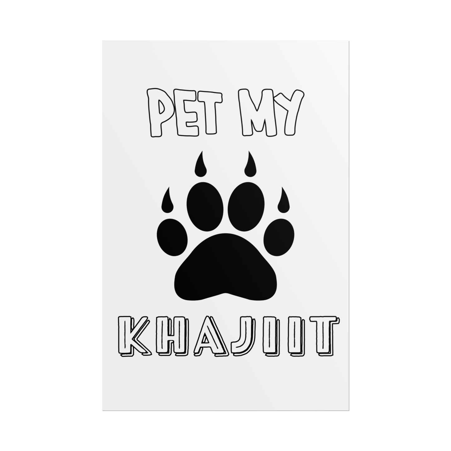 Pet My Khajiit- Poster