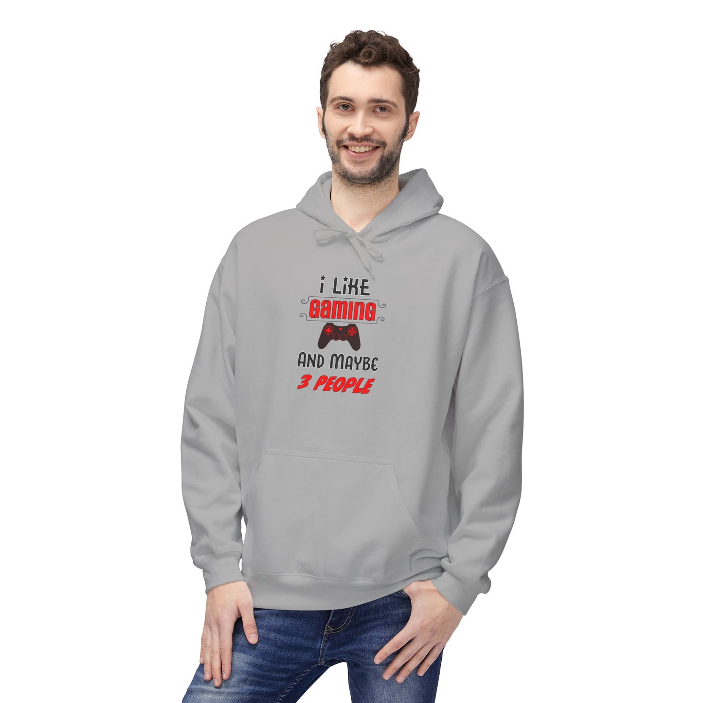 I Like Gaming And Maybe 3 People- Men's Hoodie