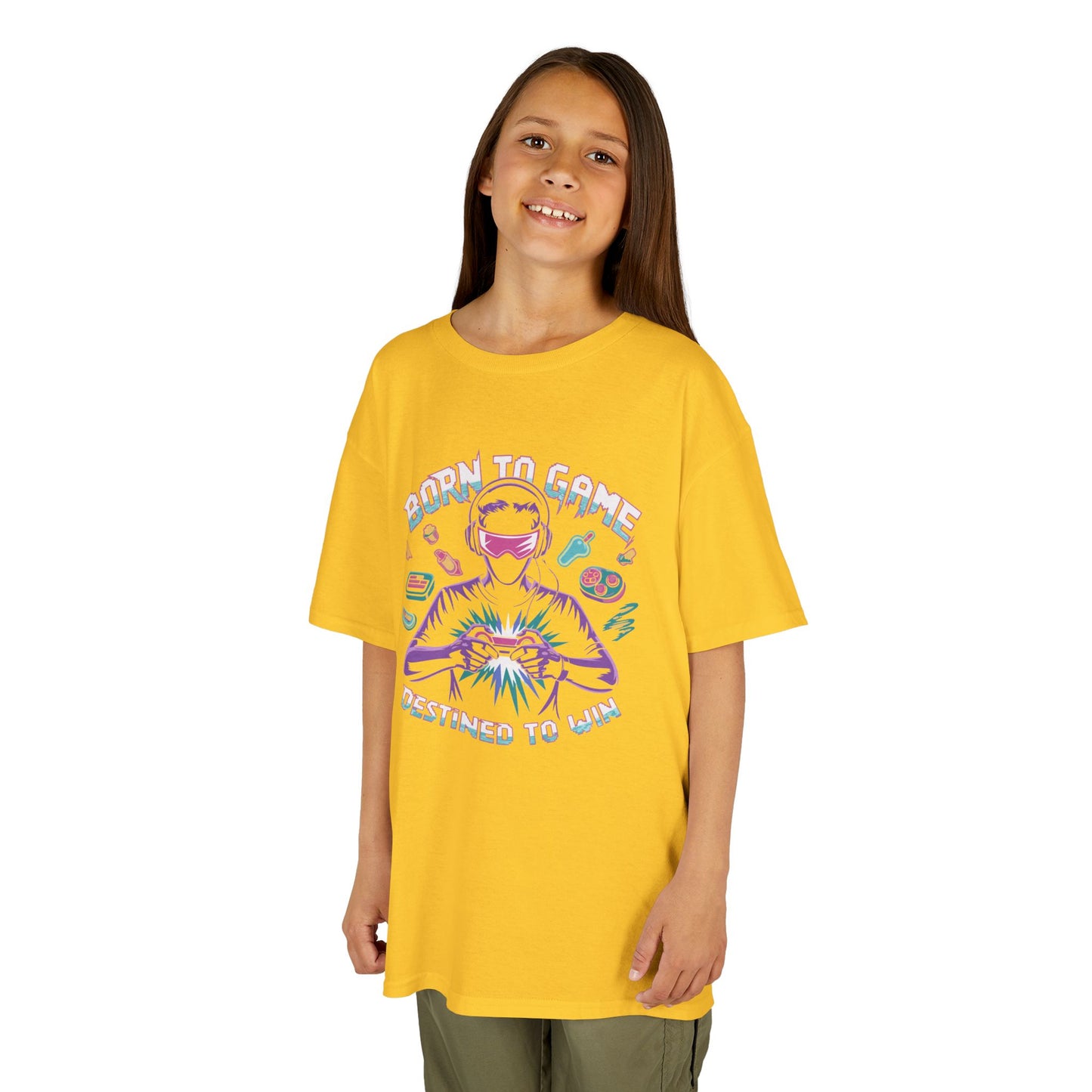 Born To Game Destined To Win- Kid's T-Shirt