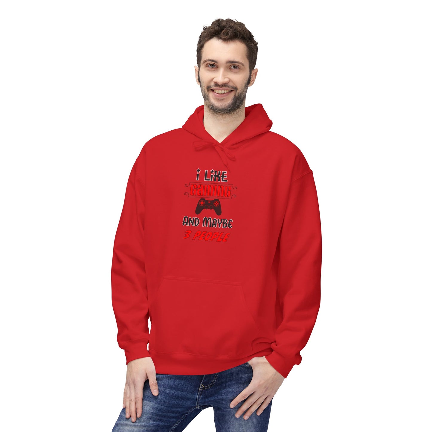 I Like Gaming And Maybe 3 People- Men's Hoodie