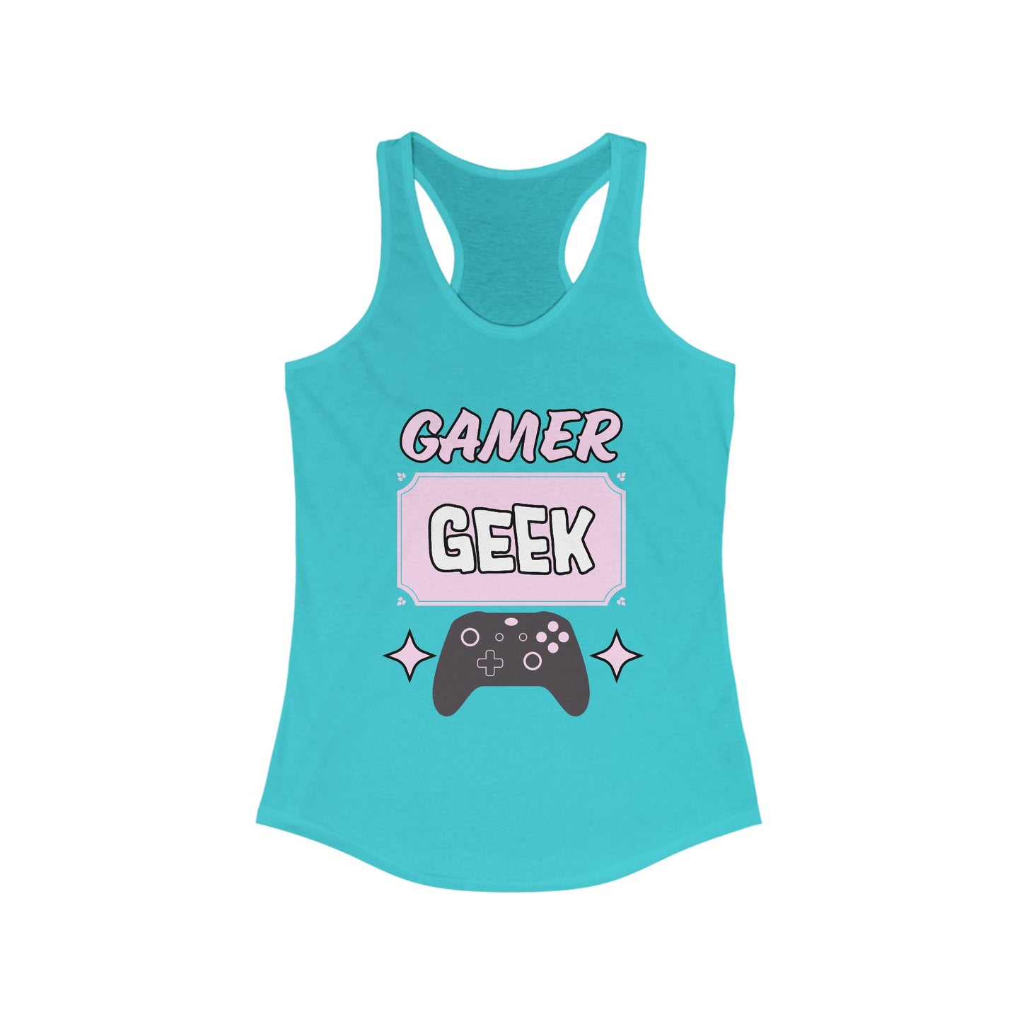 Gamer Geek- Women's Racerback Tank