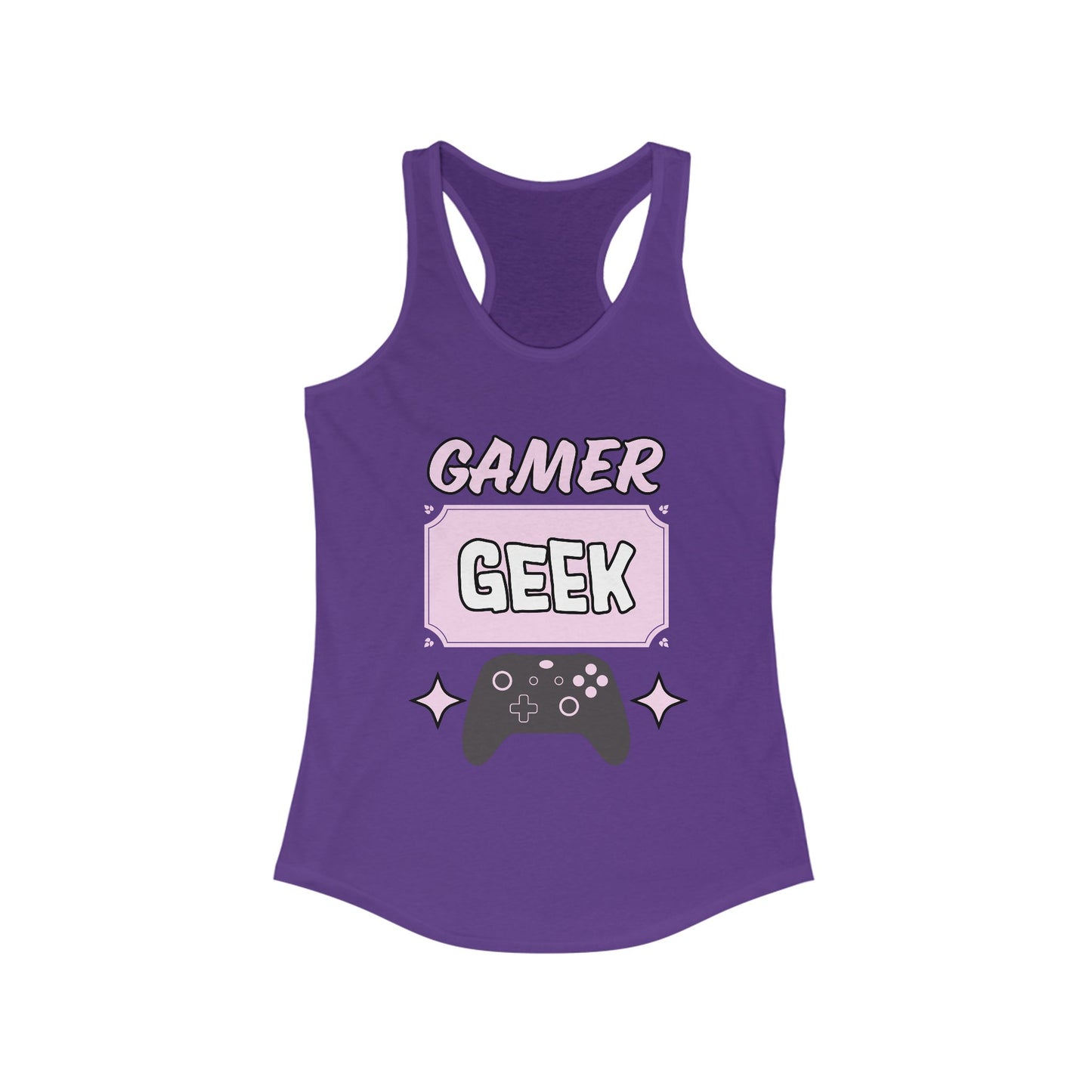 Gamer Geek- Women's Racerback Tank