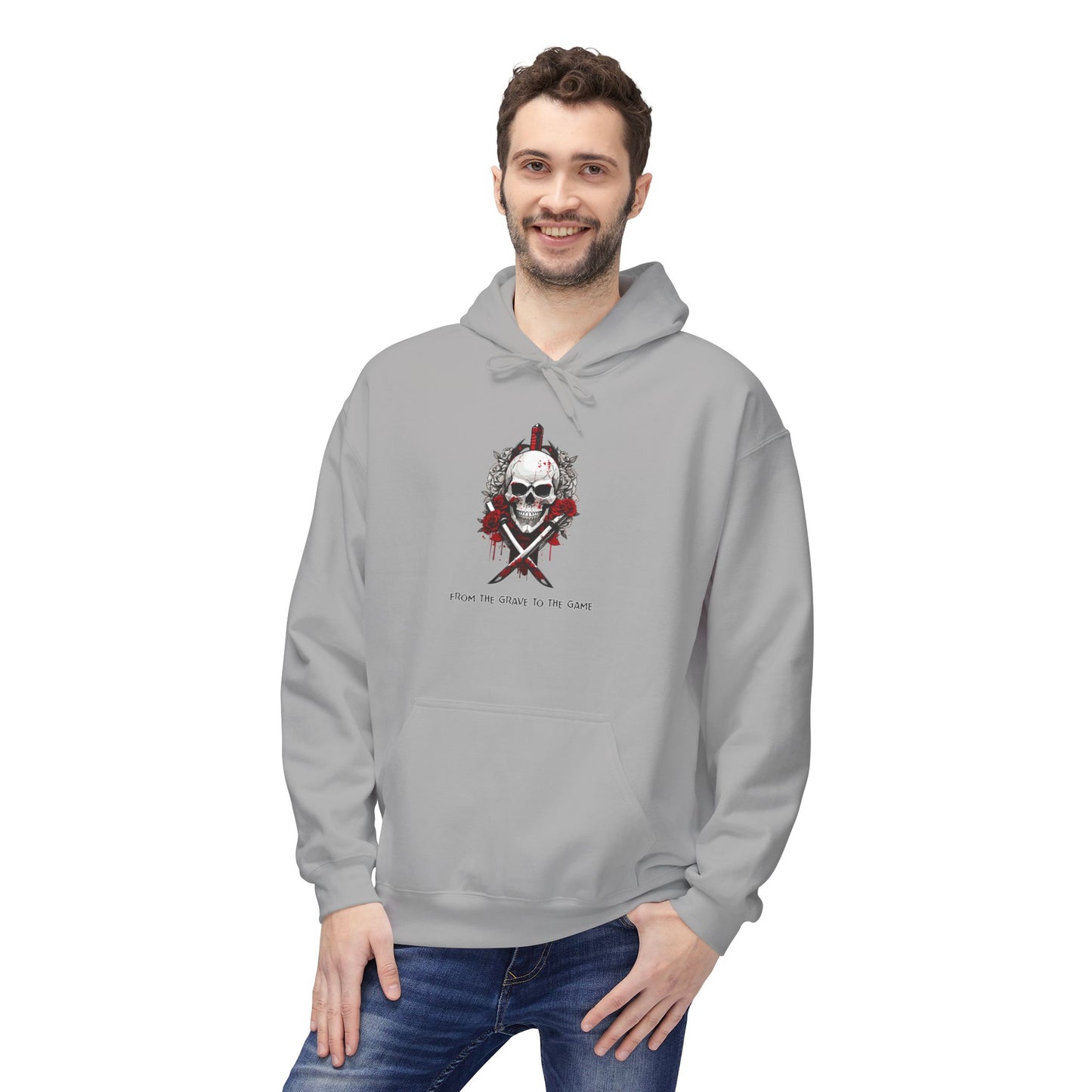 From The Grave To The Game- Men's Hoodie