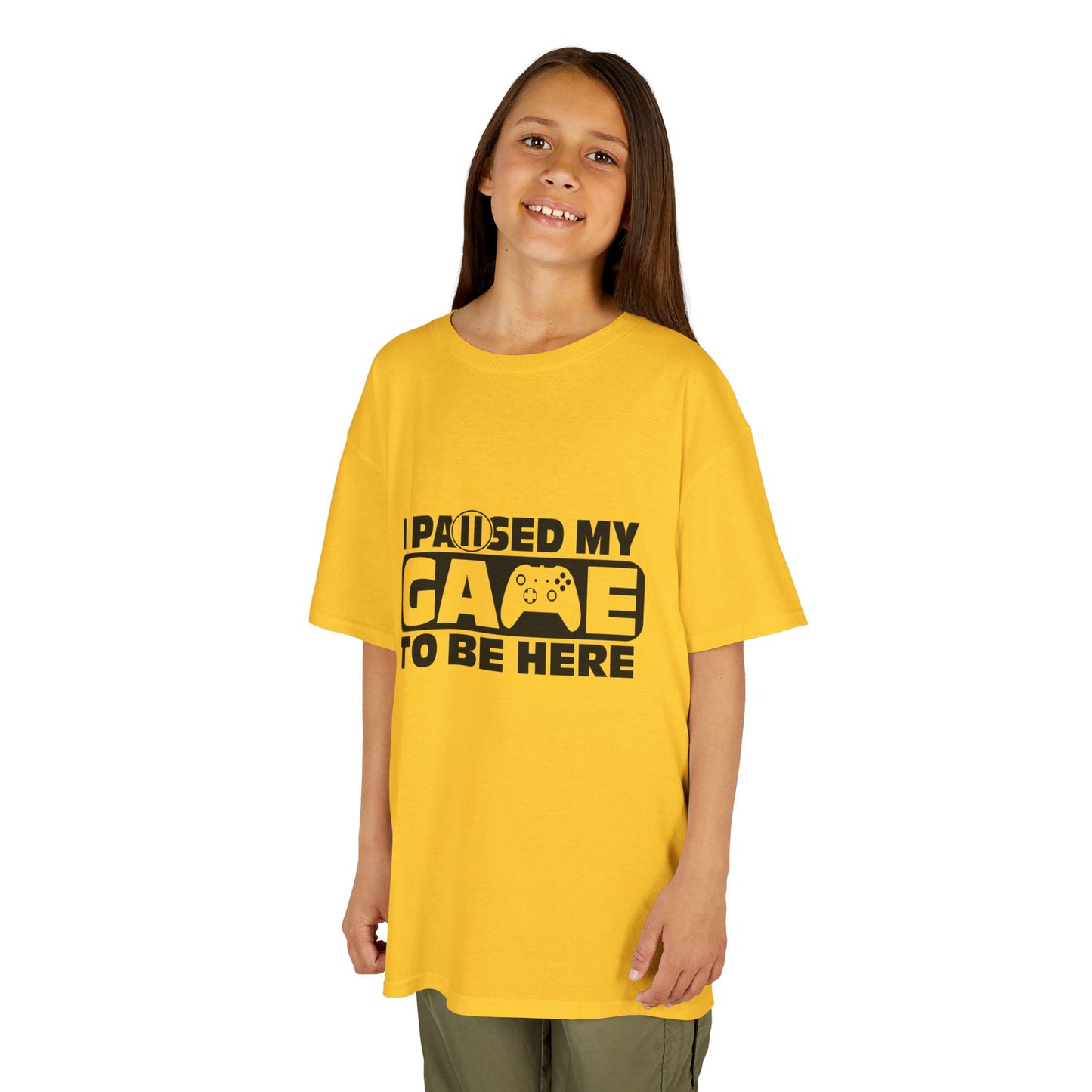 I Paused My Game to Be Here- Kid's T-Shirts