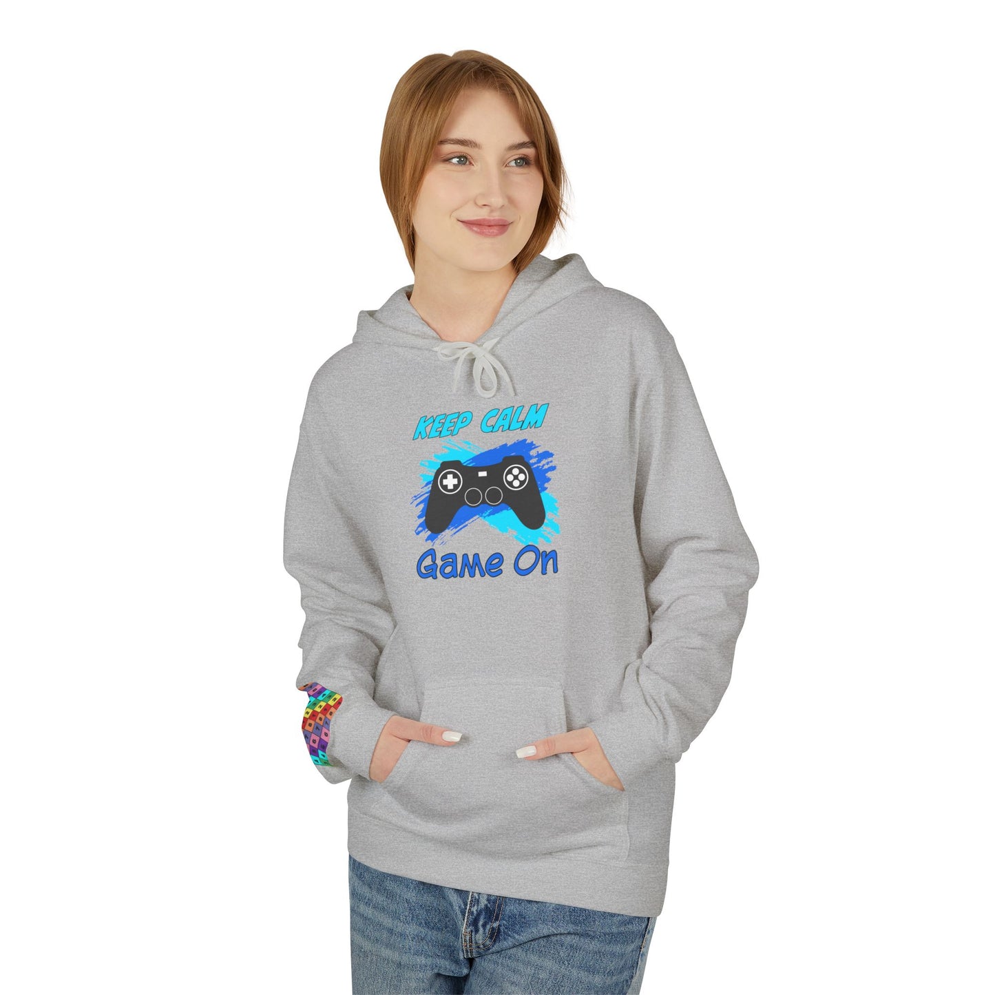 Keep Calm Game On- Women's Hoodie
