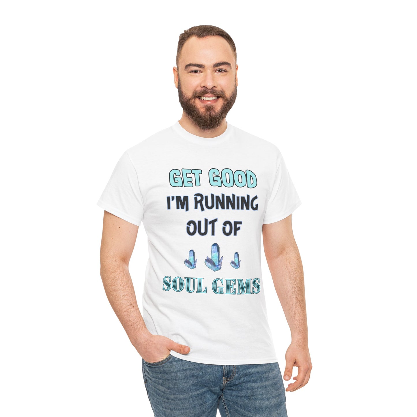 Get Good Soul Gems-Men's T-Shirt