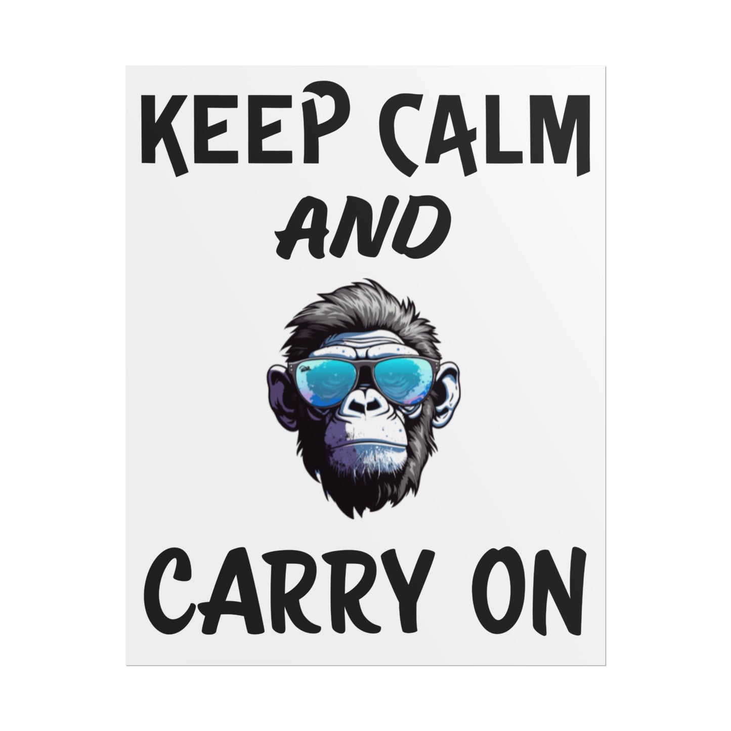 Boss Mode Keep Calm Carry On- Poster