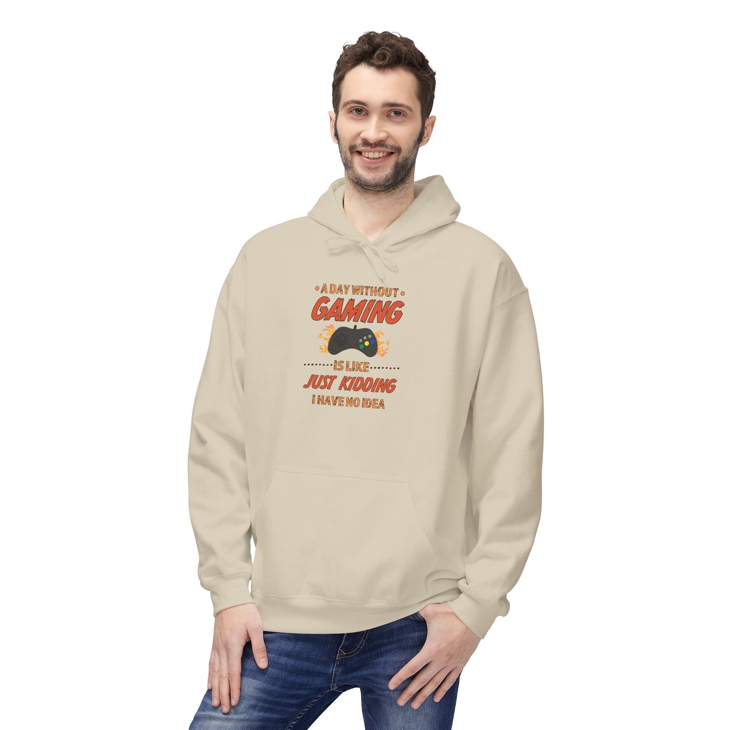 A Day Without Gaming- Men's Hoodie