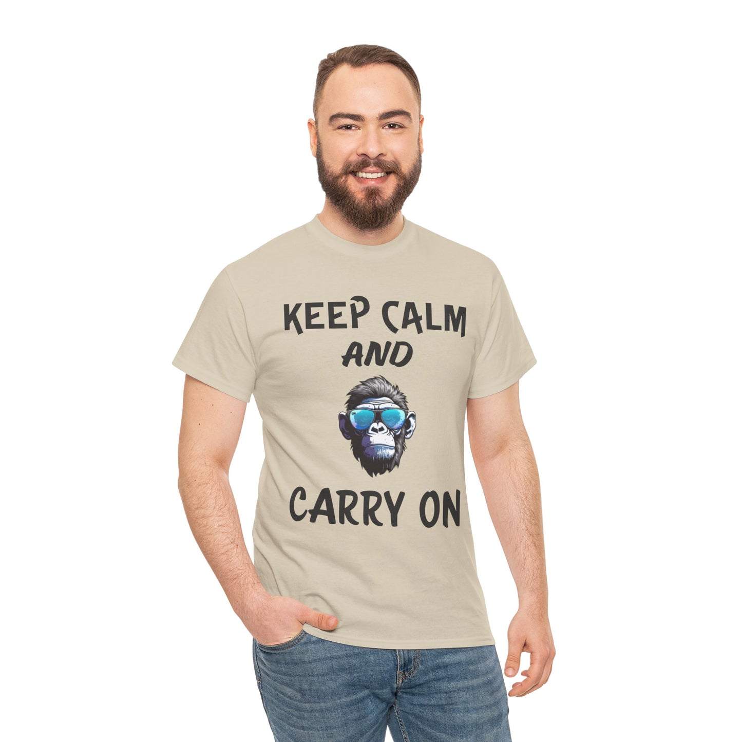Boss Mode Keep Calm and Carry On- Men's T-Shirt