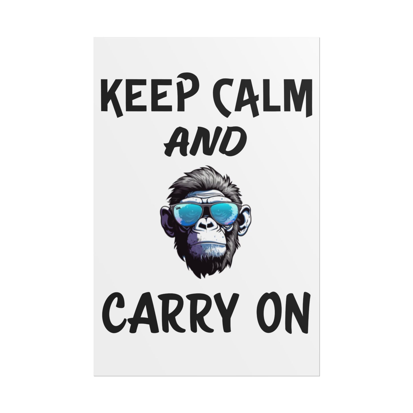 Boss Mode Keep Calm Carry On- Poster