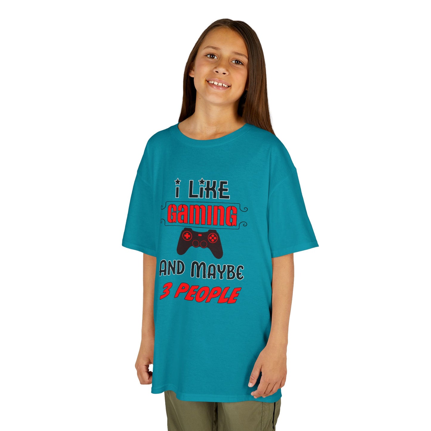I Like Gaming and Maybe 3 People- Kids T-Shirt