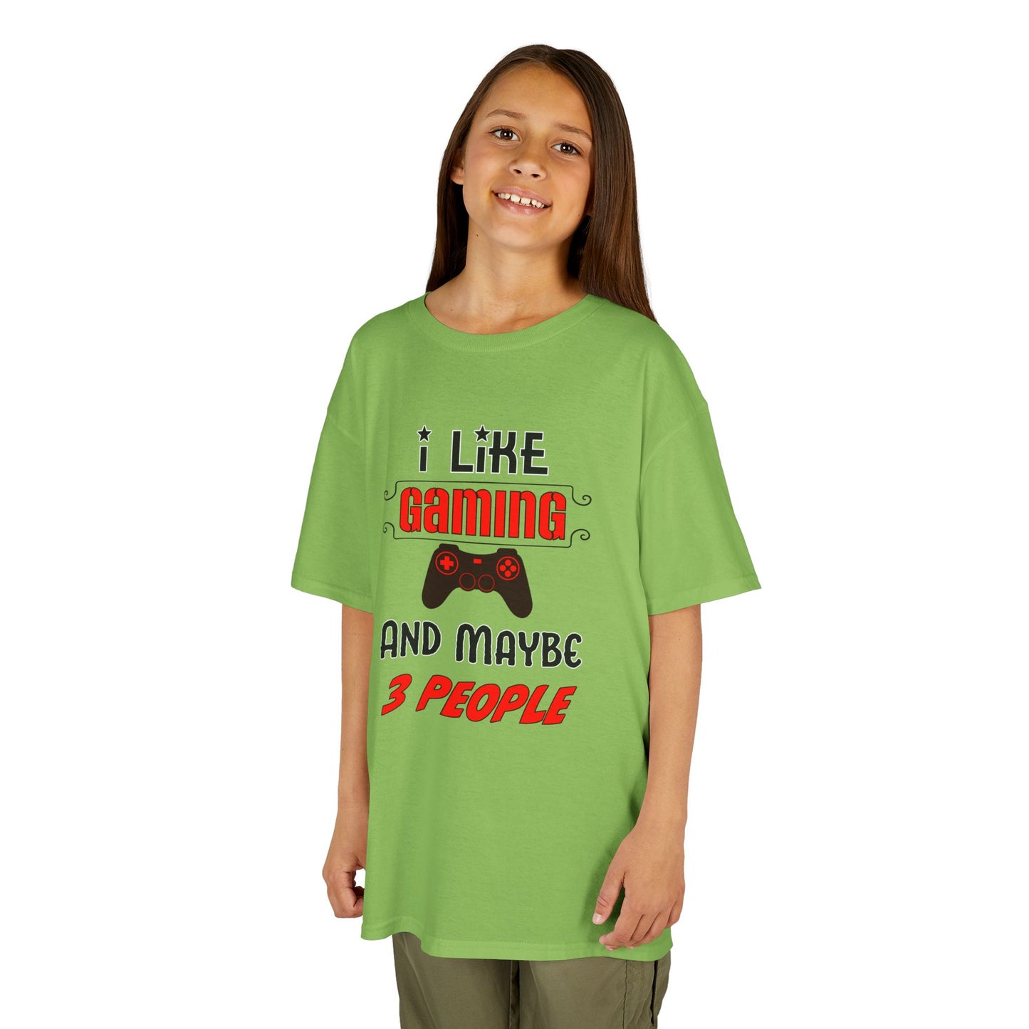 I Like Gaming and Maybe 3 People- Kids T-Shirt