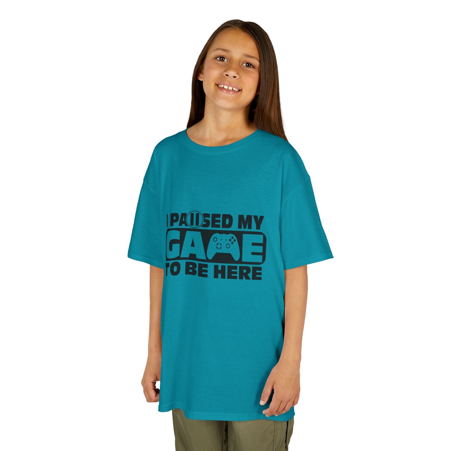 I Paused My Game to Be Here- Kid's T-Shirts