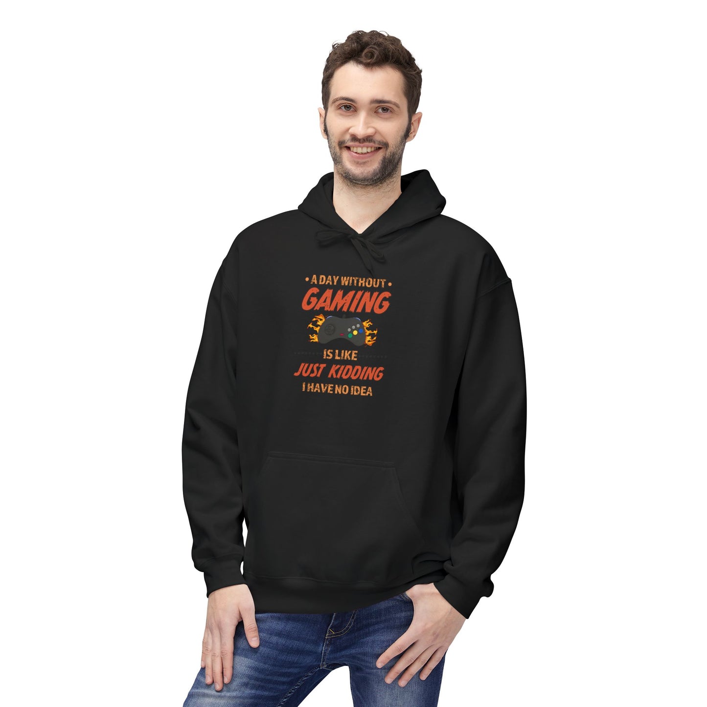 A Day Without Gaming- Men's Hoodie