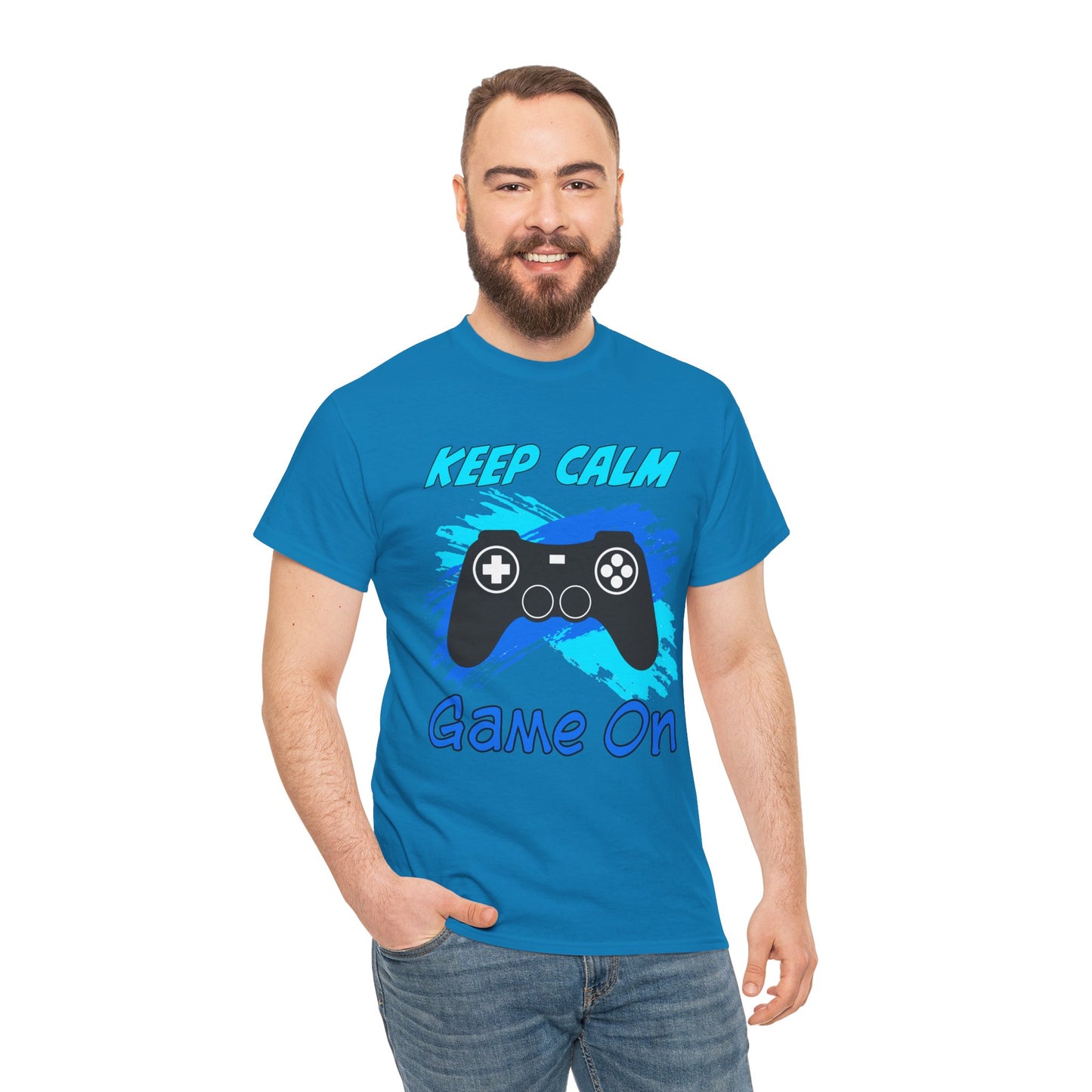 Keep Calm and Game On- Men's T-Shirt