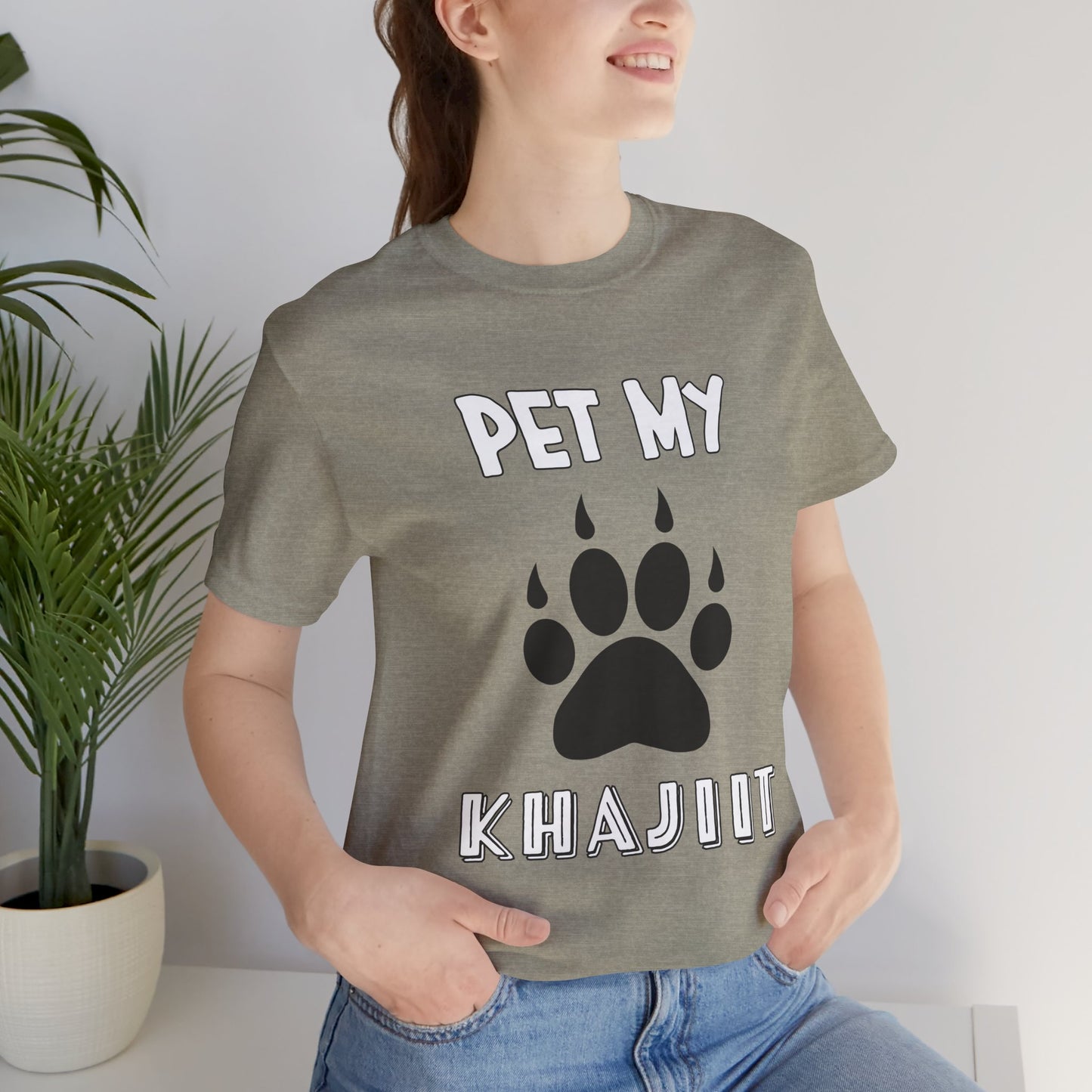 Pet My Khajiit- Women's T-Shirt