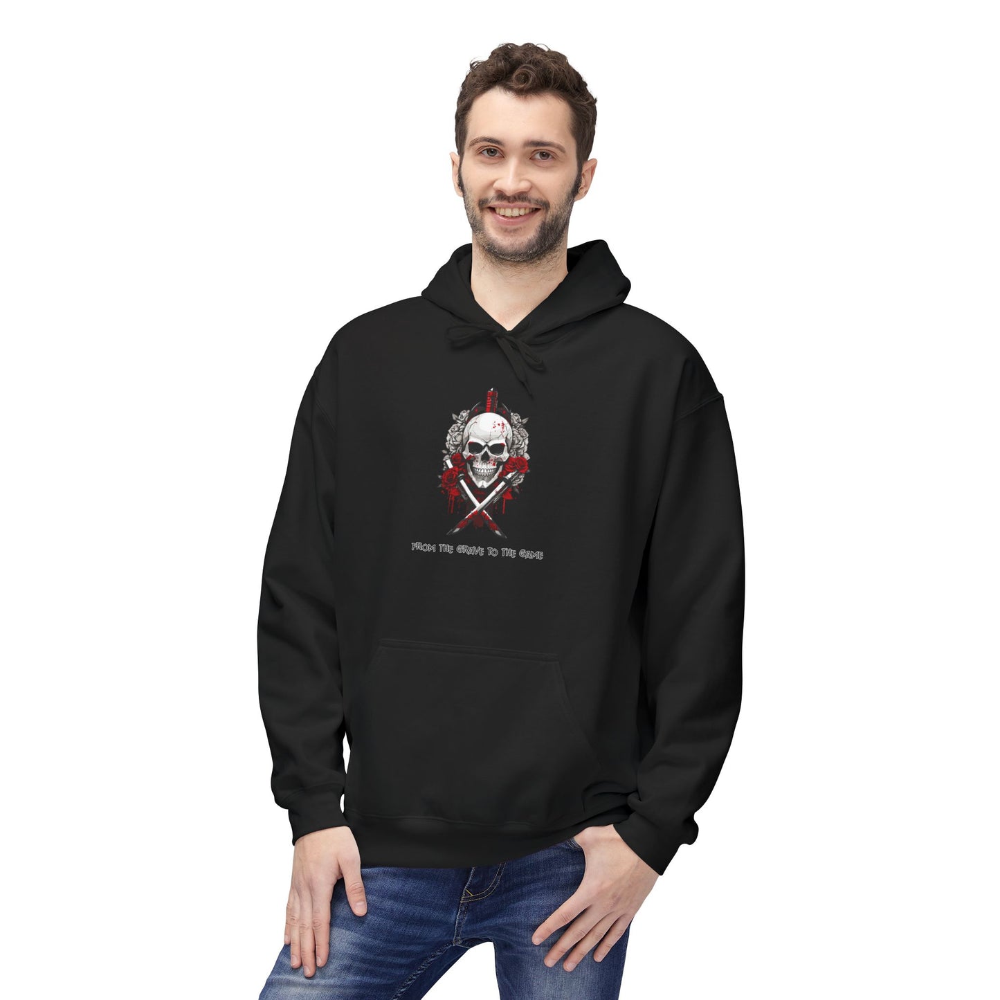 From The Grave To The Game- Men's Hoodie
