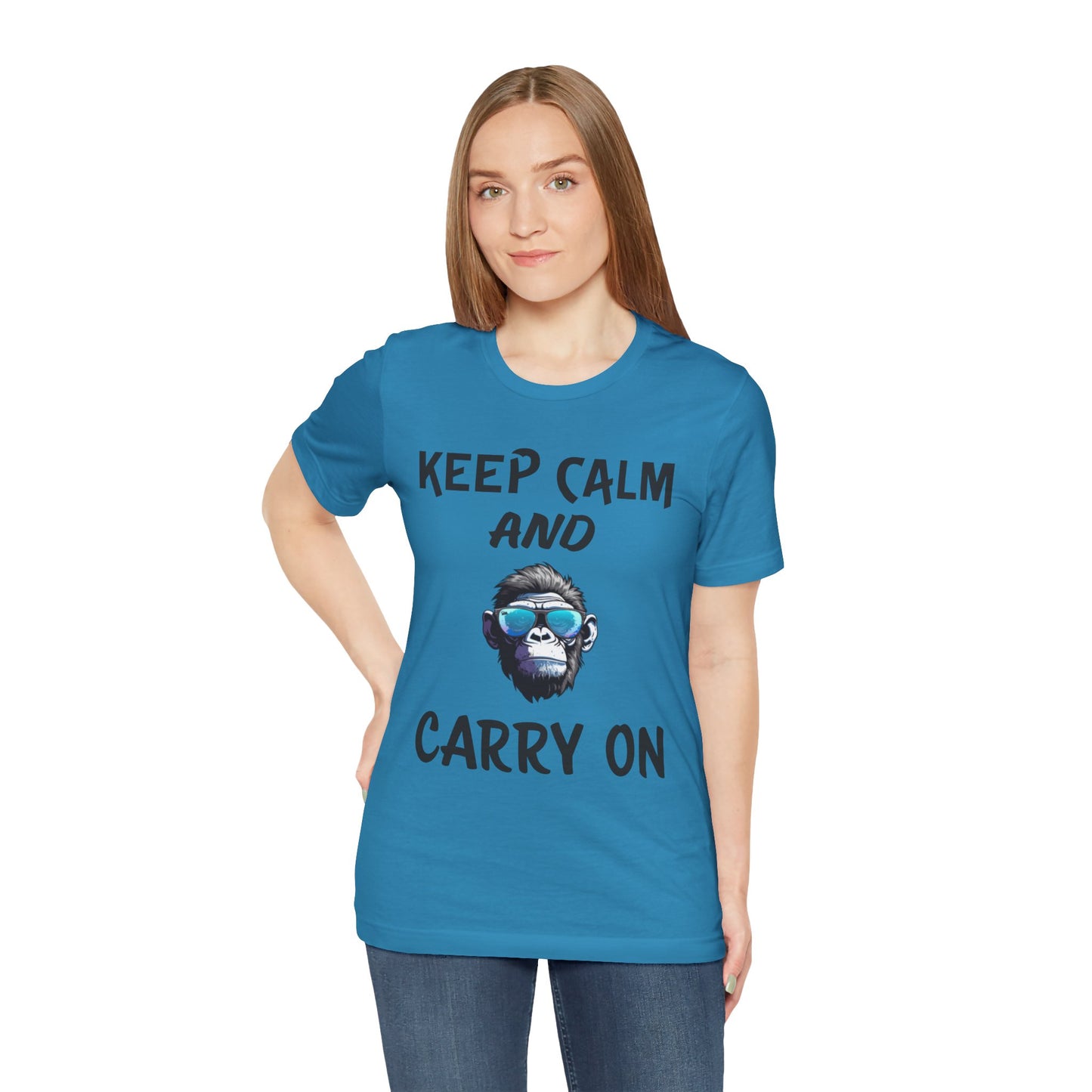 Boss Mode Keep Calm and Carry On- Women's T-Shirt