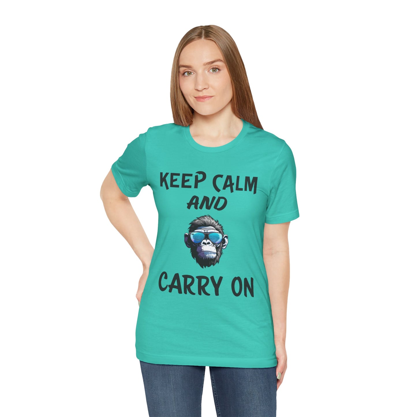 Boss Mode Keep Calm and Carry On- Women's T-Shirt