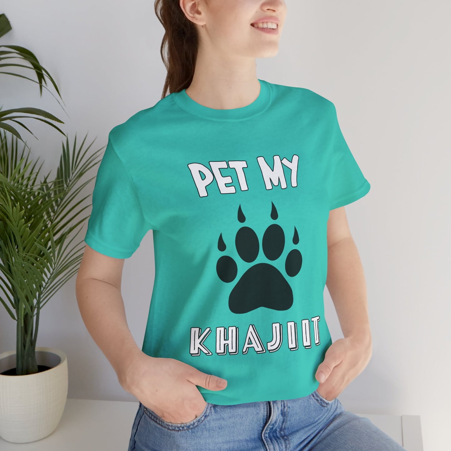 Pet My Khajiit- Women's T-Shirt