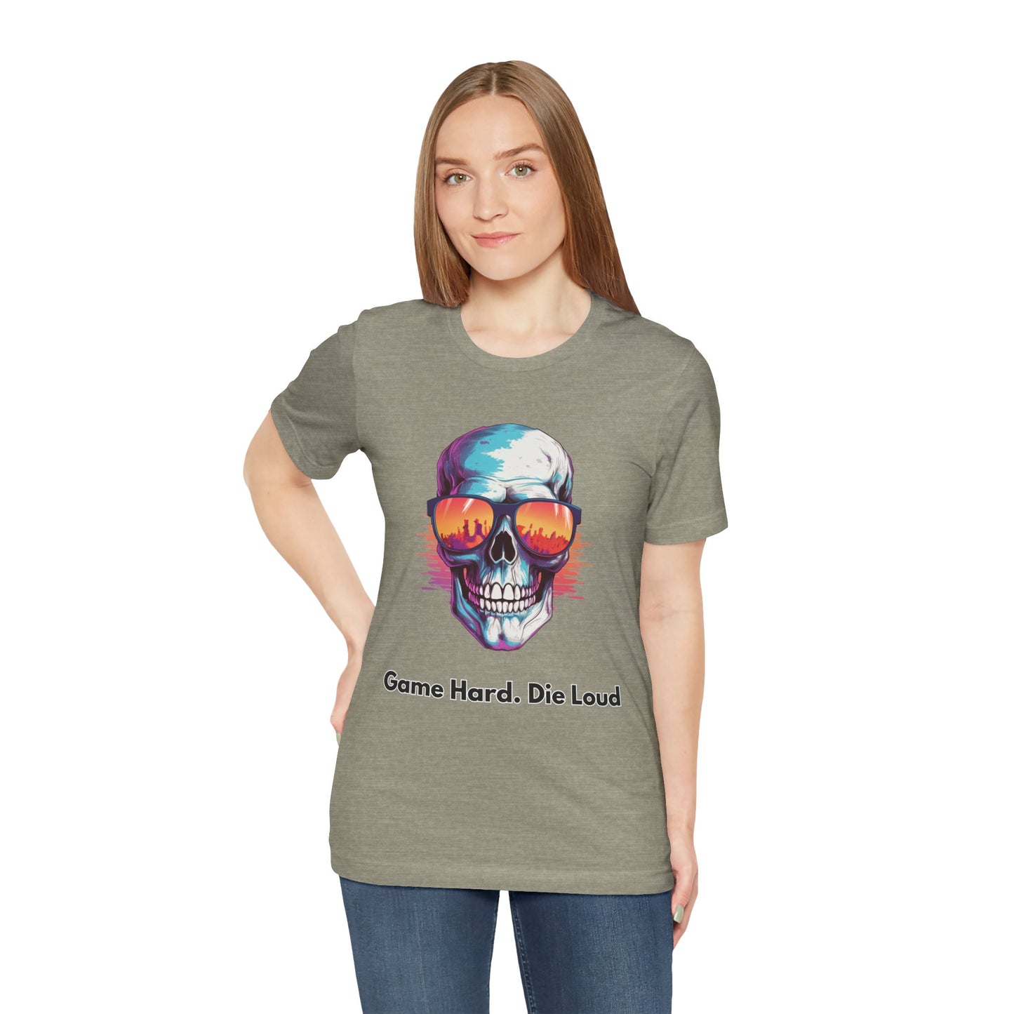 Game Hard. Die Loud- Women's T-Shirt