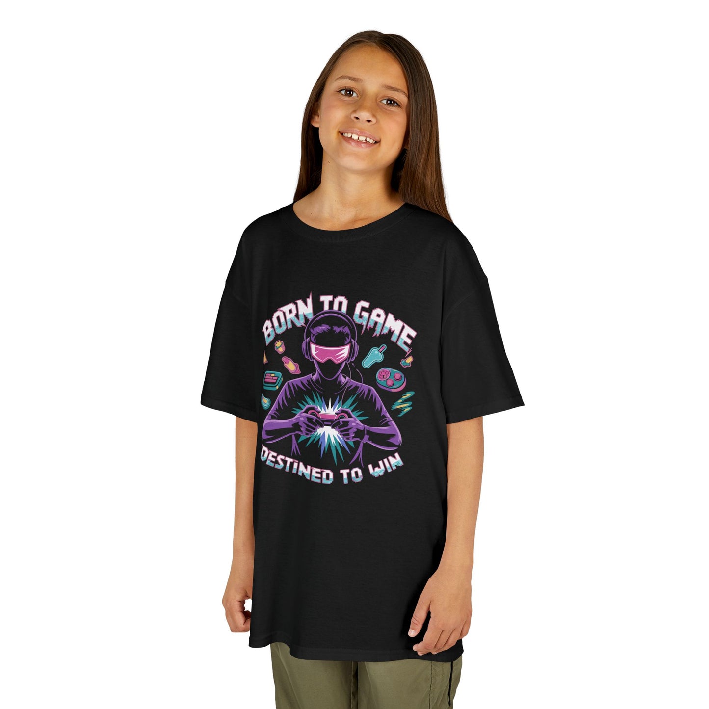 Born To Game Destined To Win- Kid's T-Shirt