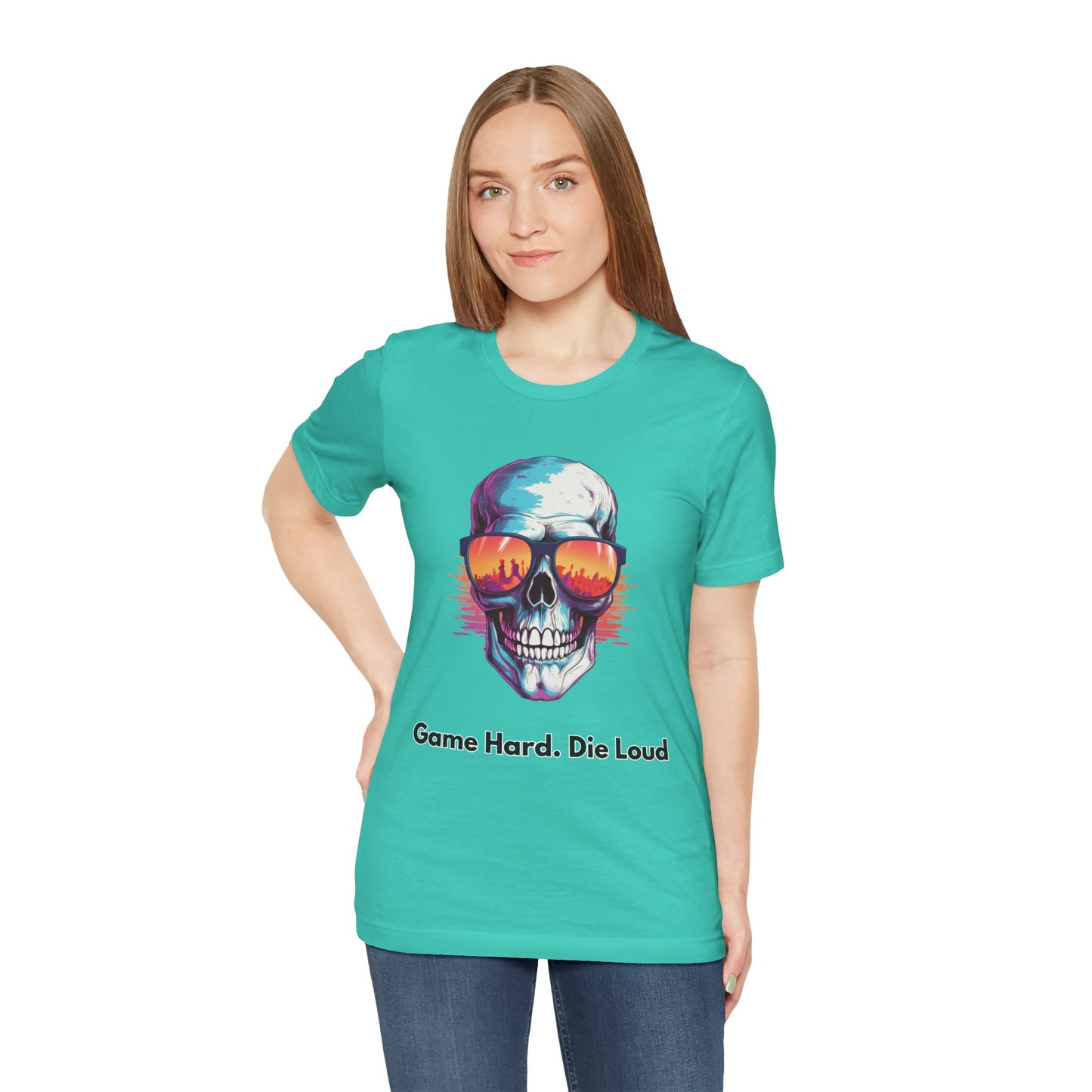 Game Hard. Die Loud- Women's T-Shirt