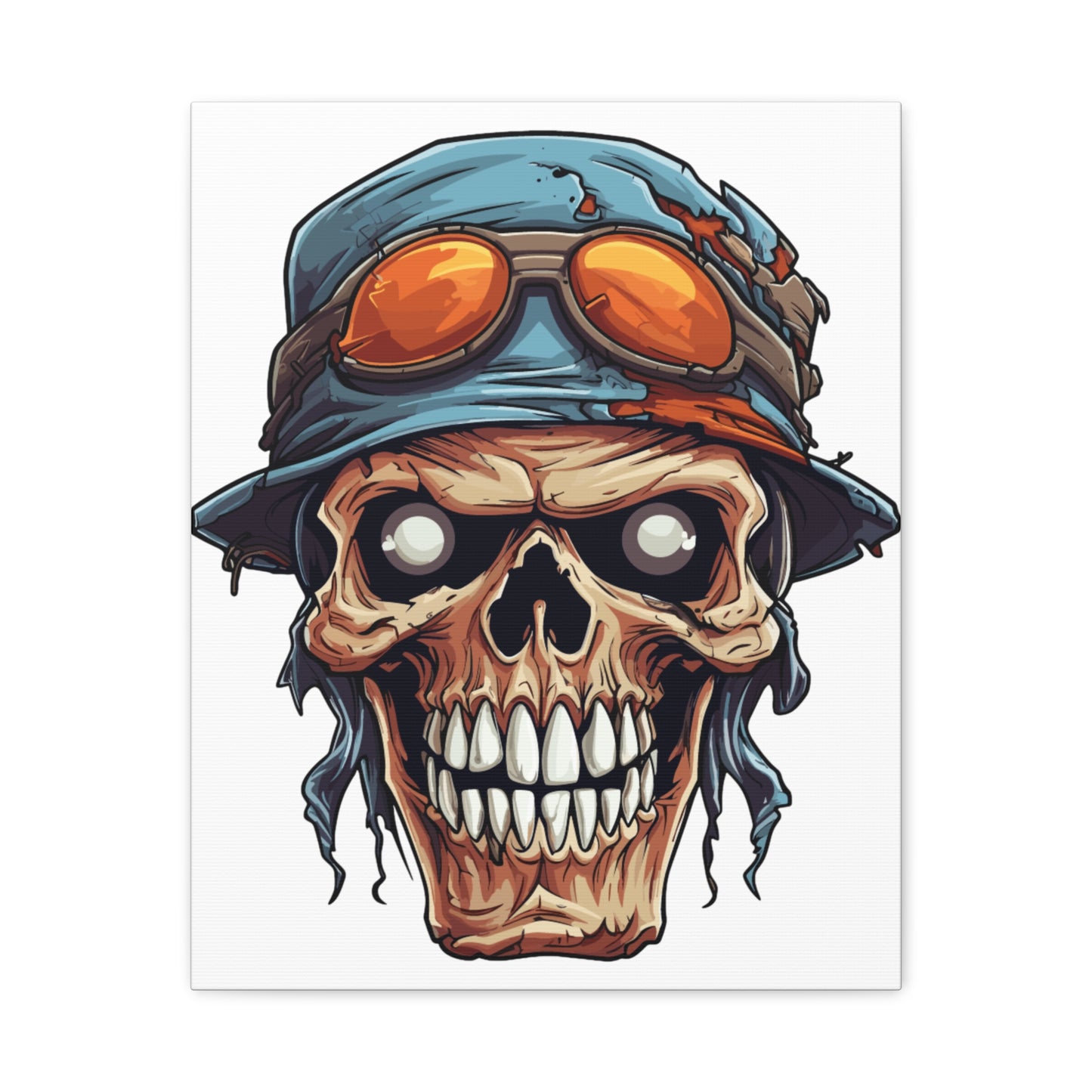 Full Metal Skull- Canvas Print