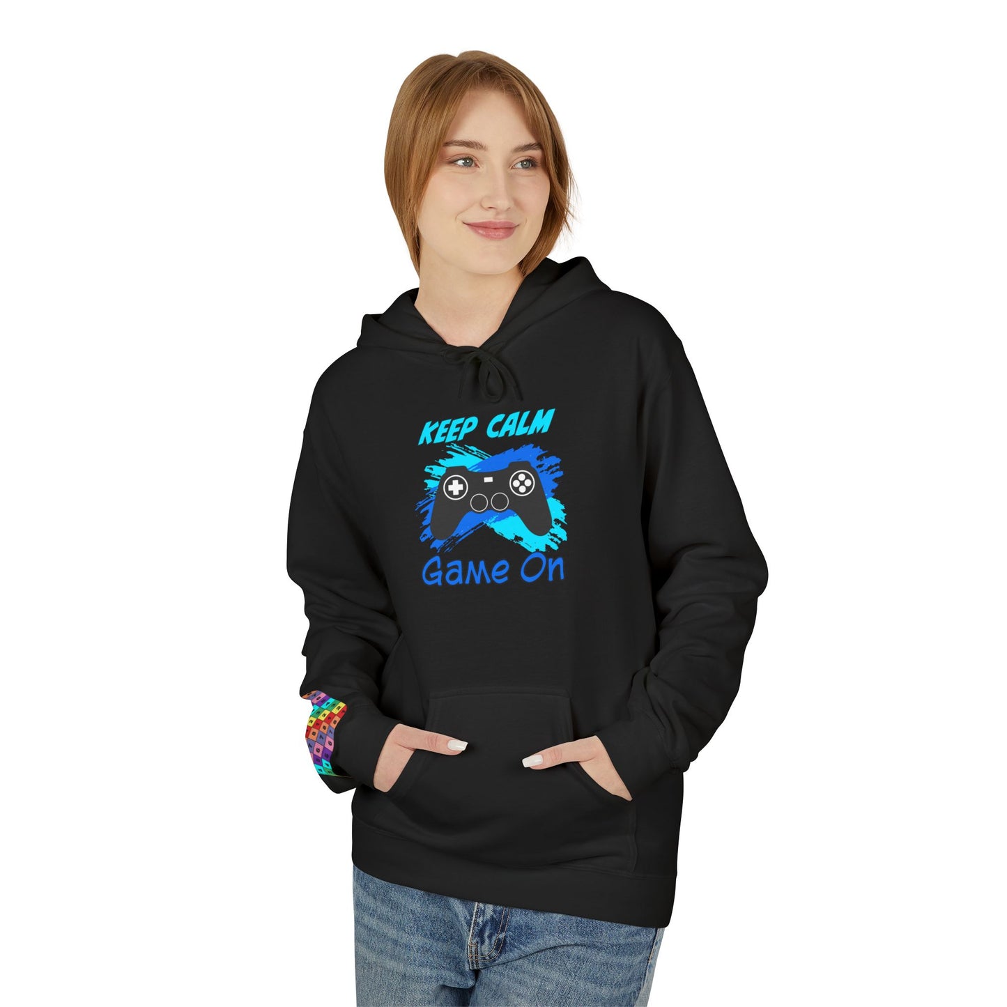 Keep Calm Game On- Women's Hoodie