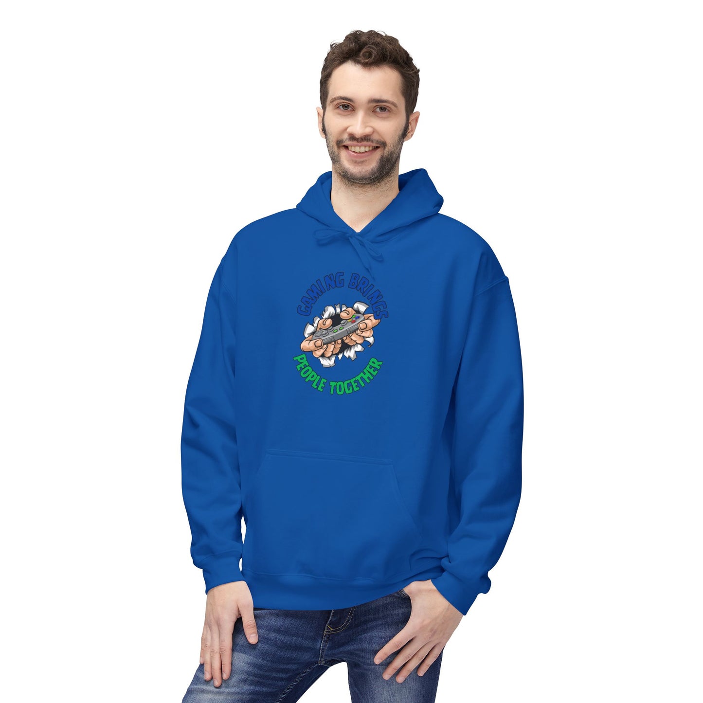 Gaming Brings People Together- Men's Hoodie