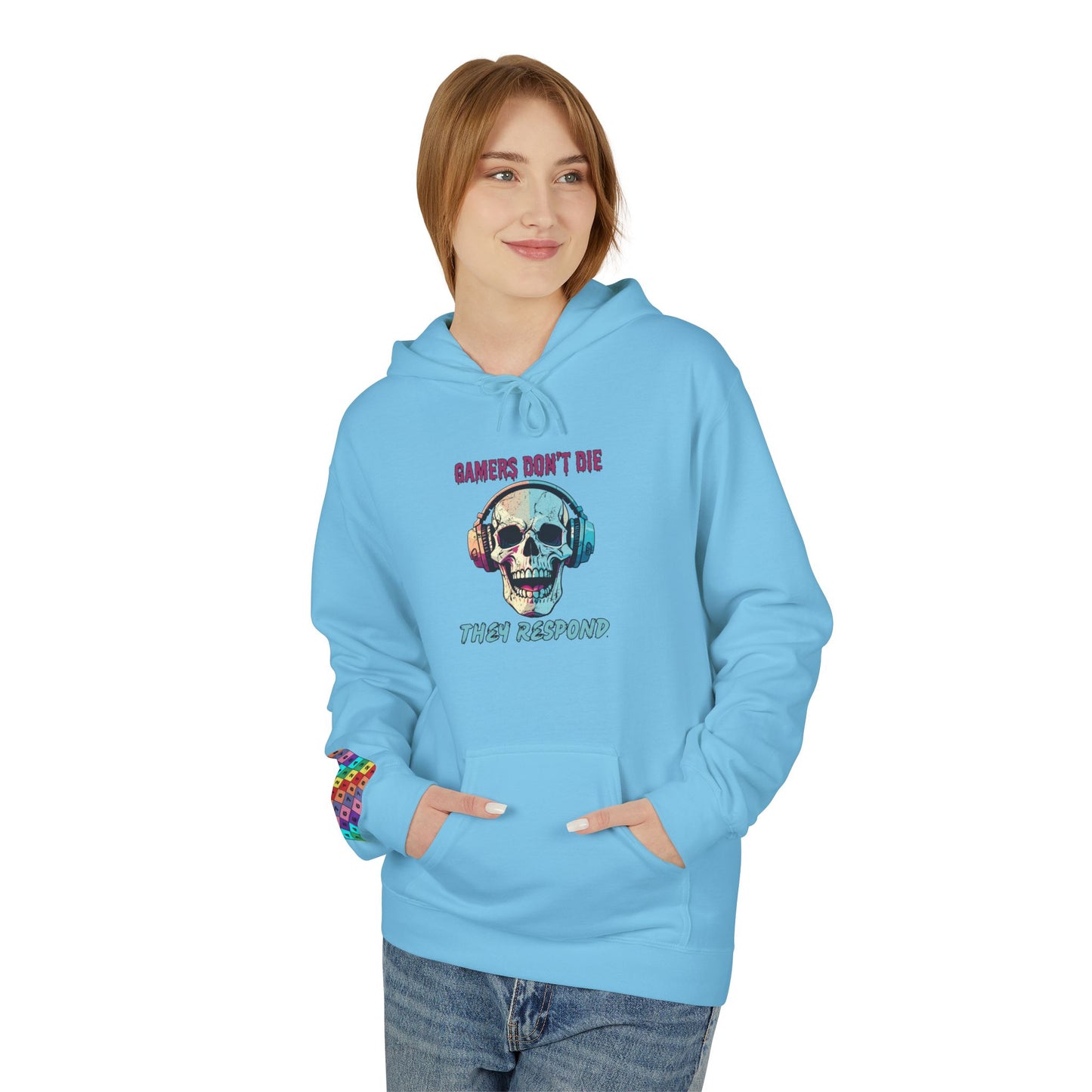 Gamers Don't Die, They Respawn- Women's hoodie