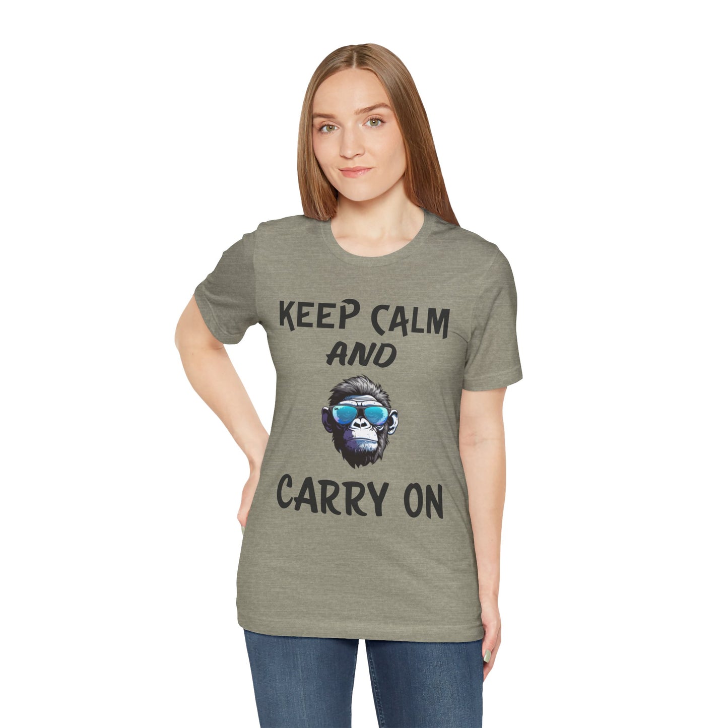 Boss Mode Keep Calm and Carry On- Women's T-Shirt