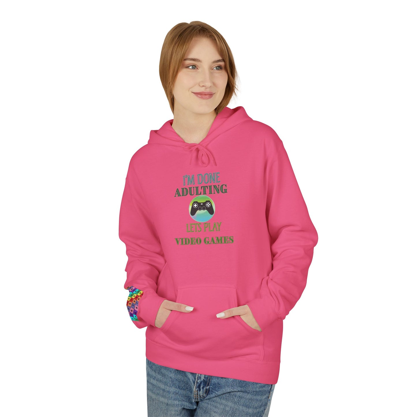 I'm Done Adulting Lets Play Video Games- Women's Hoodie