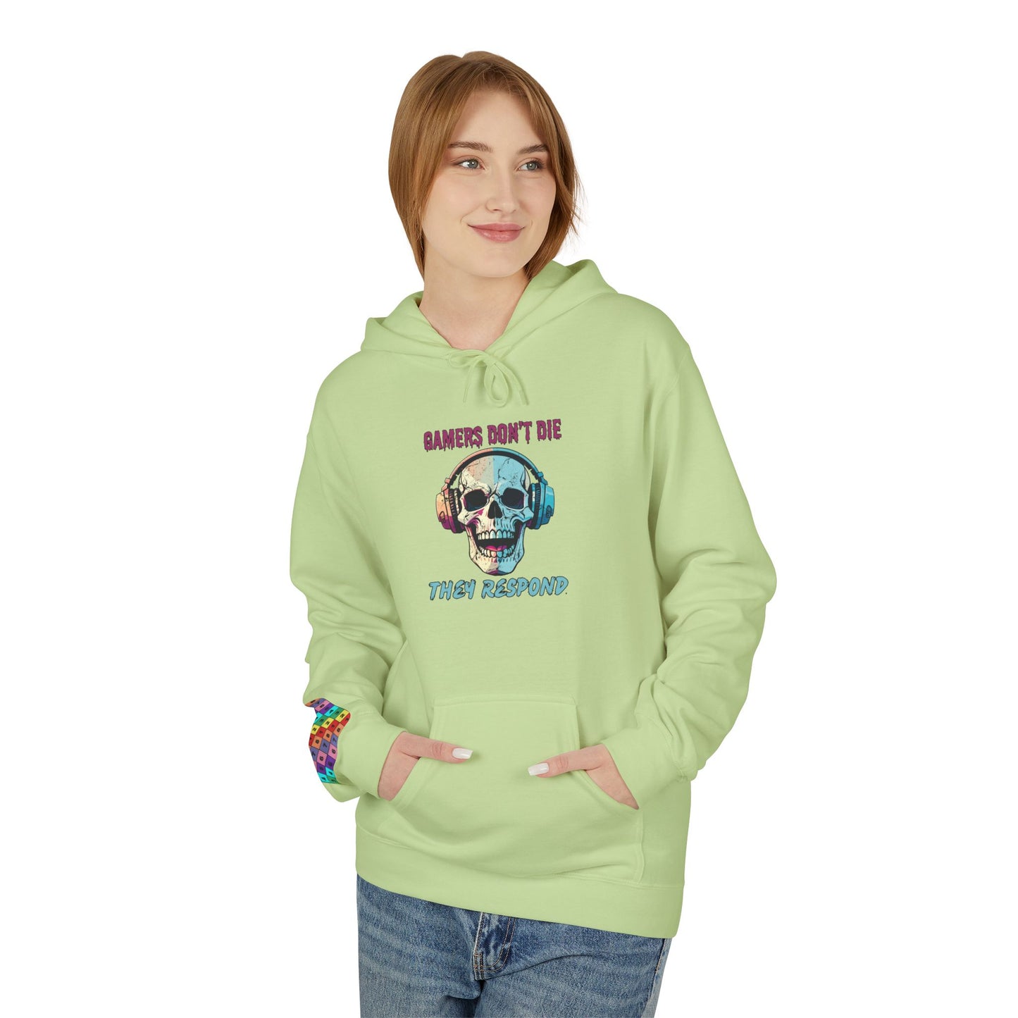 Gamers Don't Die, They Respawn- Women's hoodie