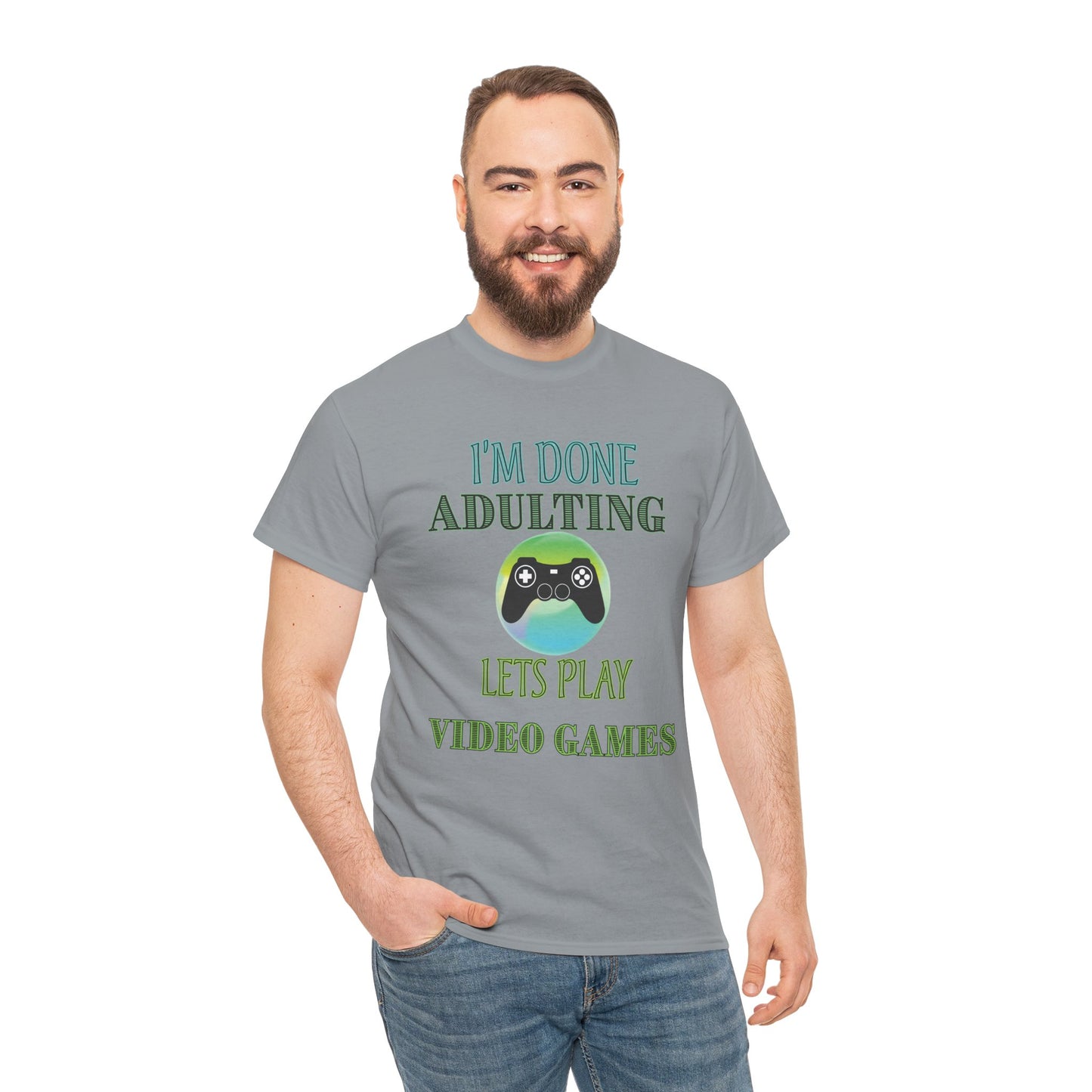 I'm Done Adulting Lets Play Video Games- Men's T-Shirt