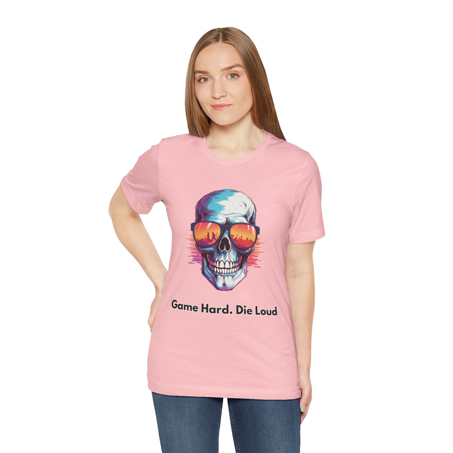 Game Hard. Die Loud- Women's T-Shirt