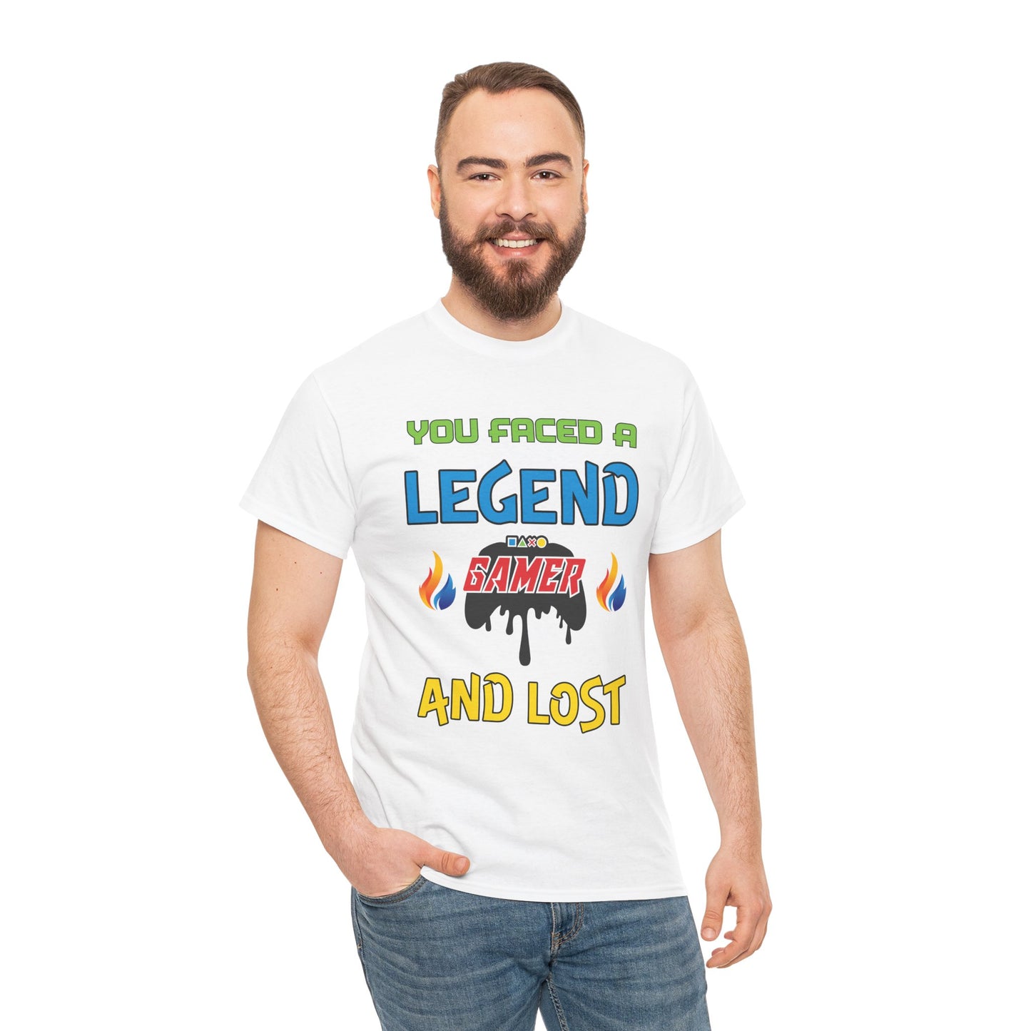 You Faced a Legend and Lost- Men's T-Shirt