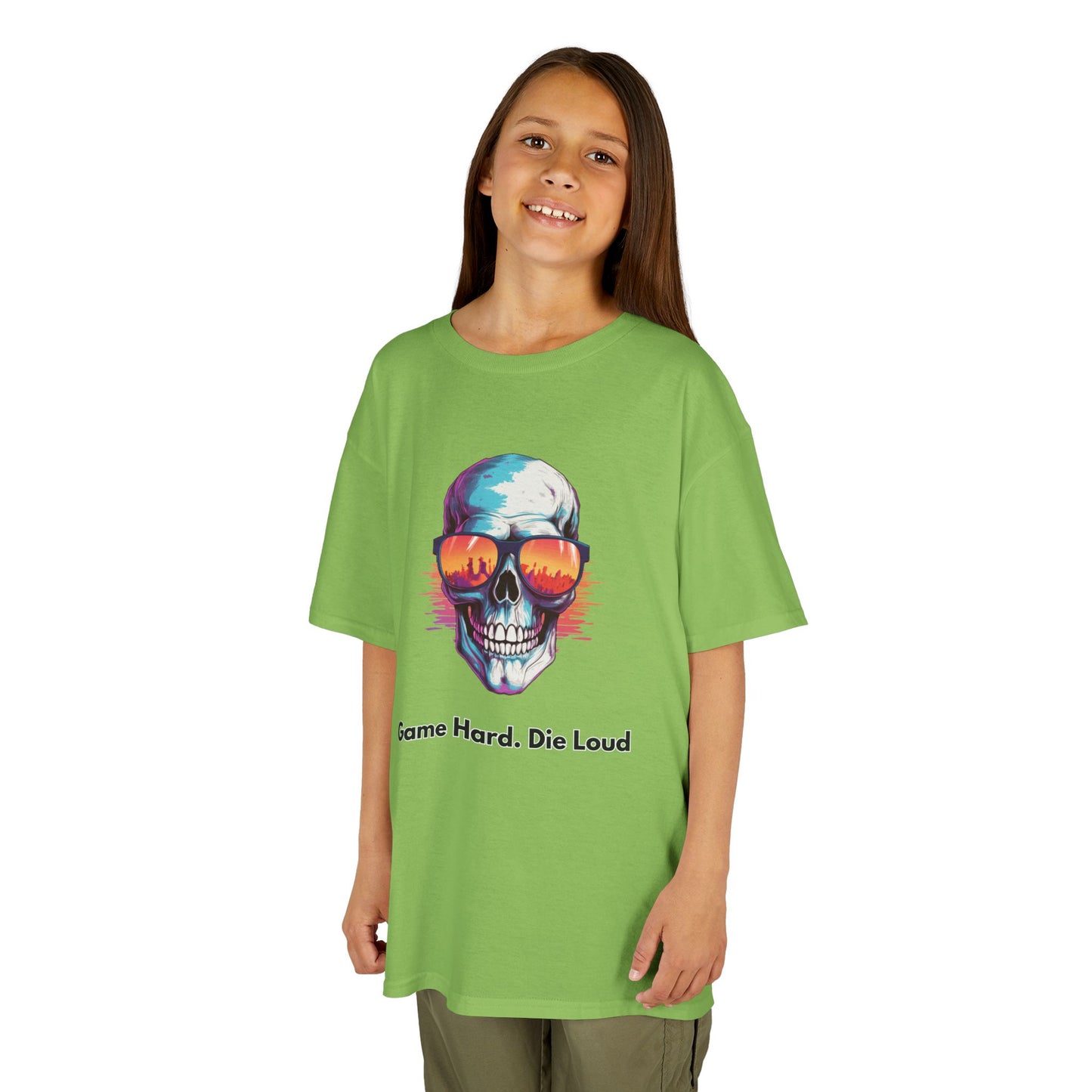 Game Hard. Die Loud- Kids T-Shirt