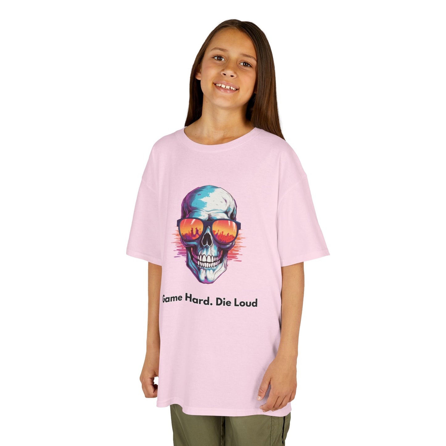 Game Hard. Die Loud- Kids T-Shirt