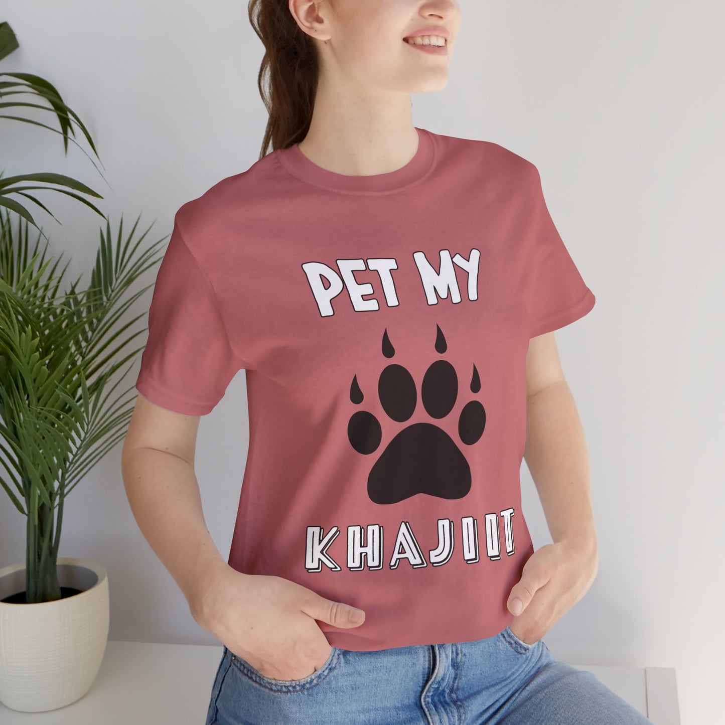 Pet My Khajiit- Women's T-Shirt