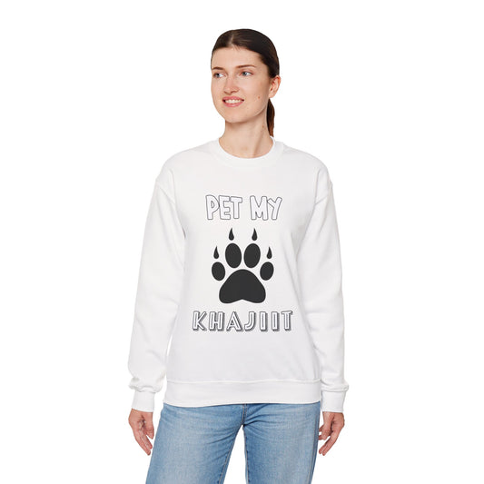 Pet My Khajiit- Women's Sweatshirt